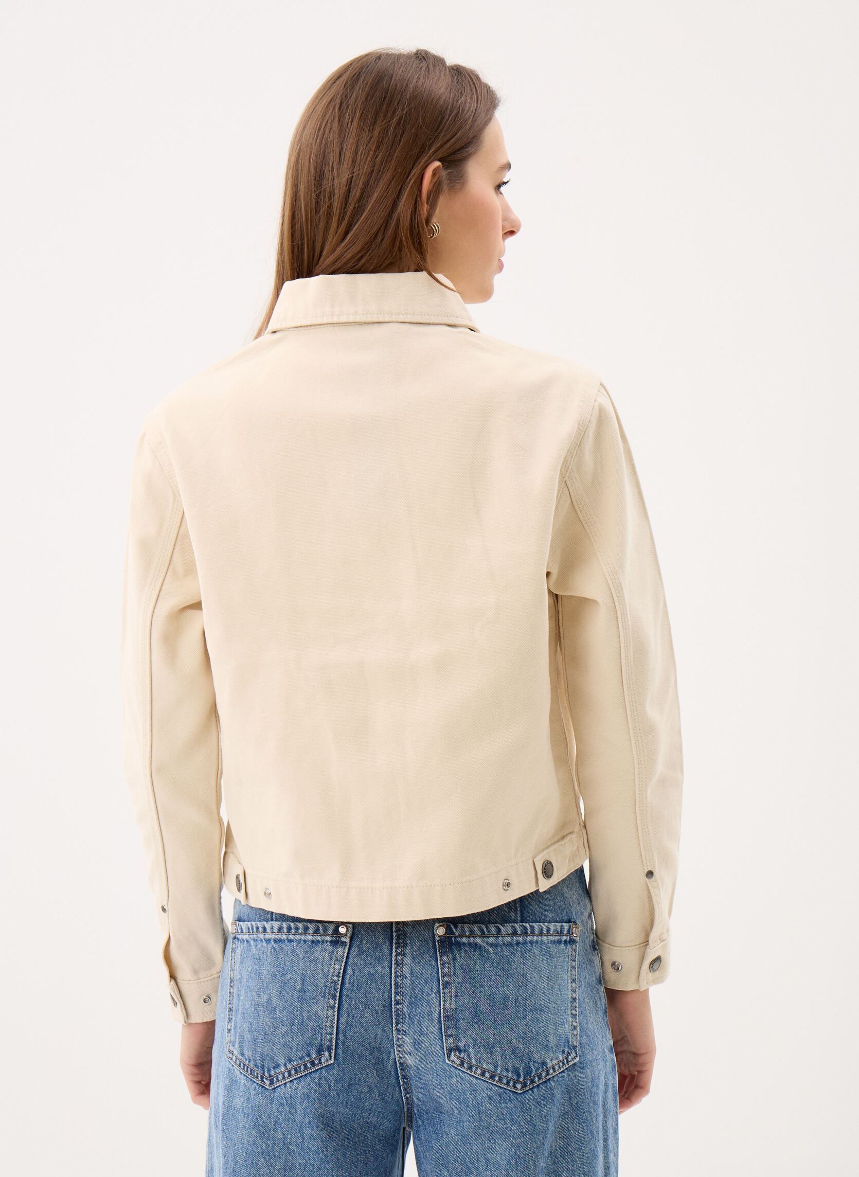 Bomberjacken Unlined Canvas Painter Jacket W damen beige Dickies Bomberjacken Unlined Canvas Painter Jacket W damen beige WOOD ASH