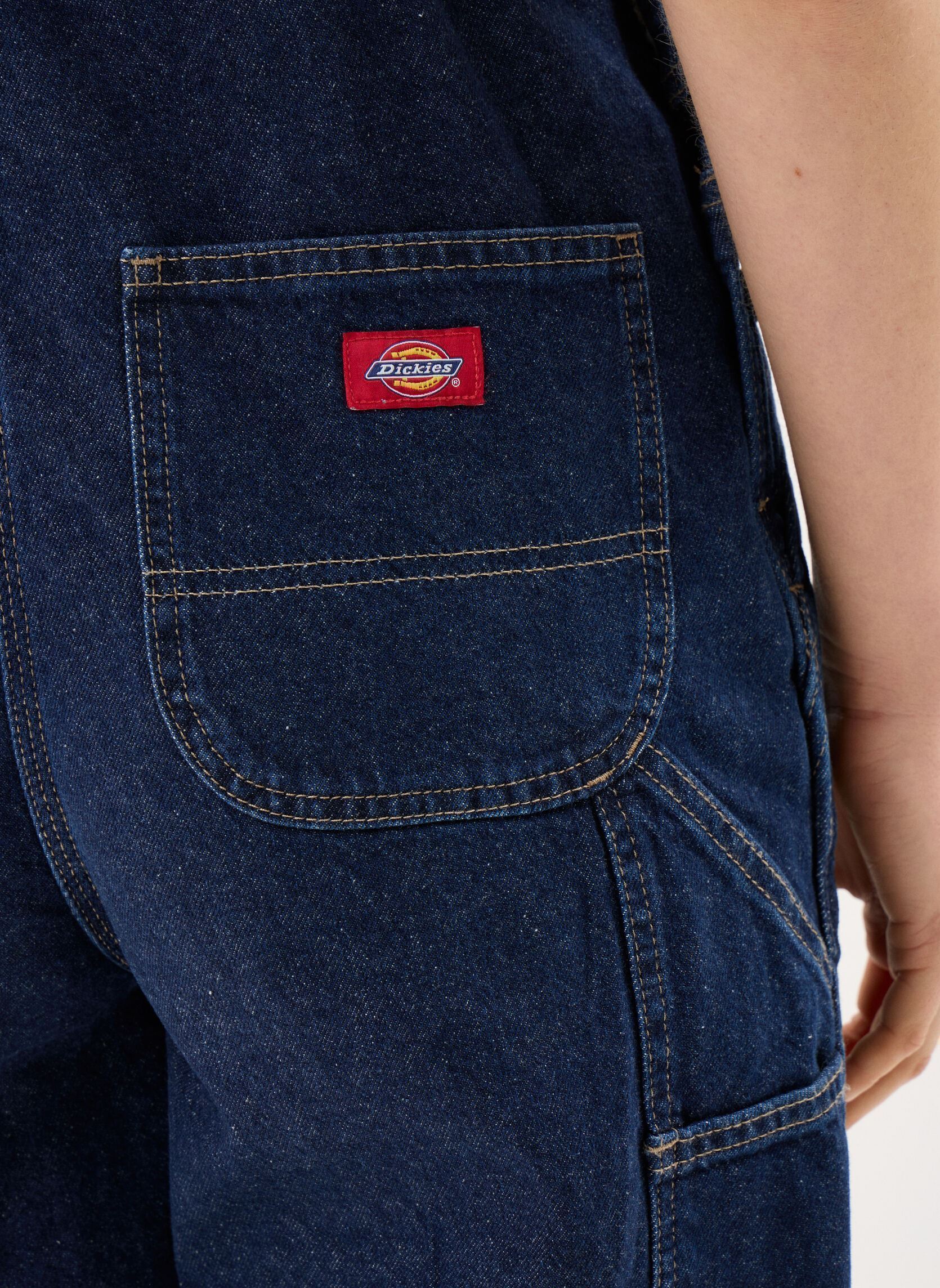 Latzhosen Loose Denim Bib W damen blau Dickies Latzhosen Loose Denim Bib W damen blau DARK INDIGO