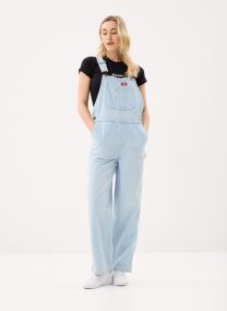 Tuinbroeken Loose Denim Bib W dames blauw