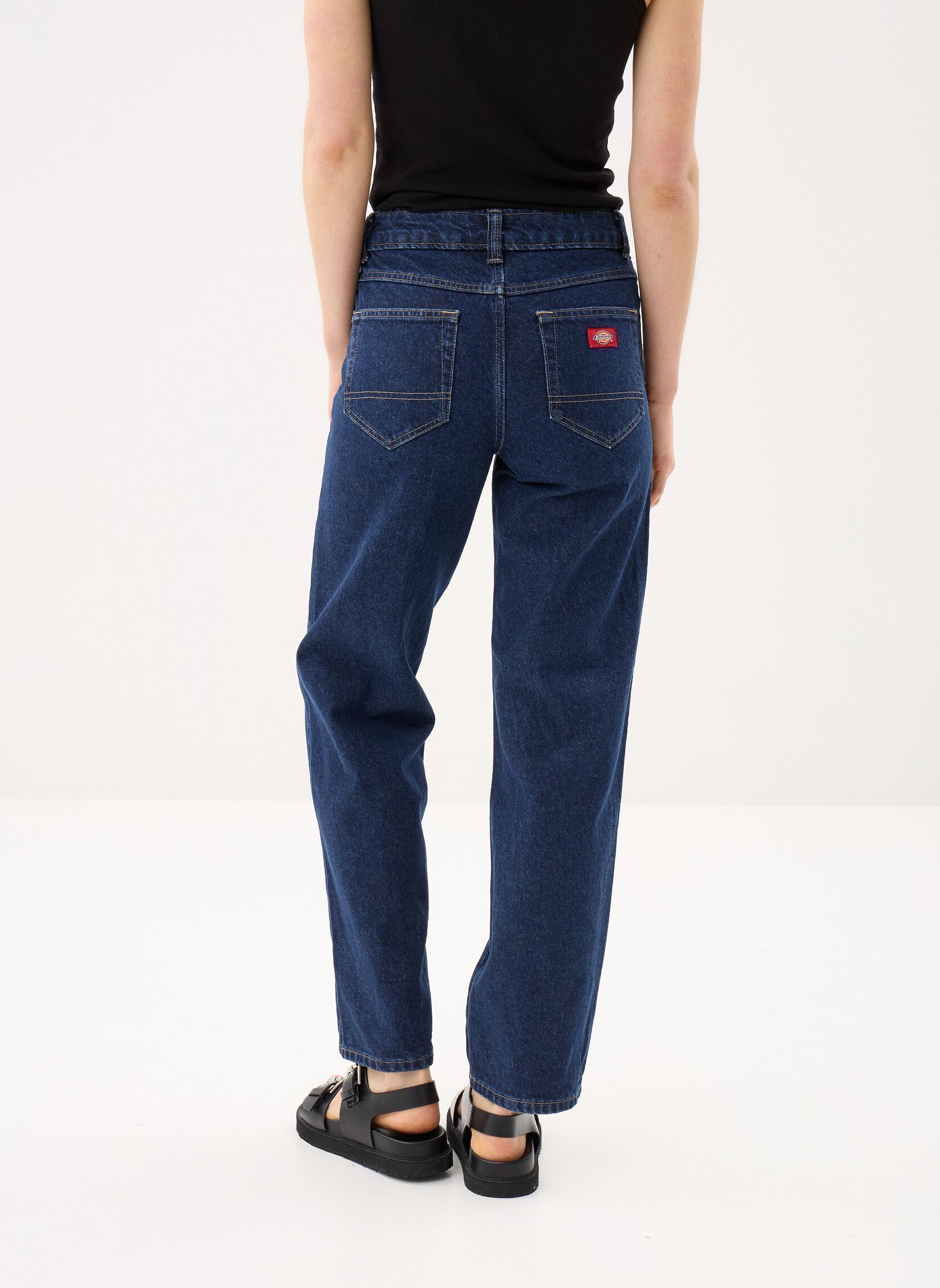 Jeans droit 984 Relaxed Straight Jeans W femme bleu Dickies Jeans droit 984 Relaxed Straight Jeans W femme bleu DARK INDIGO