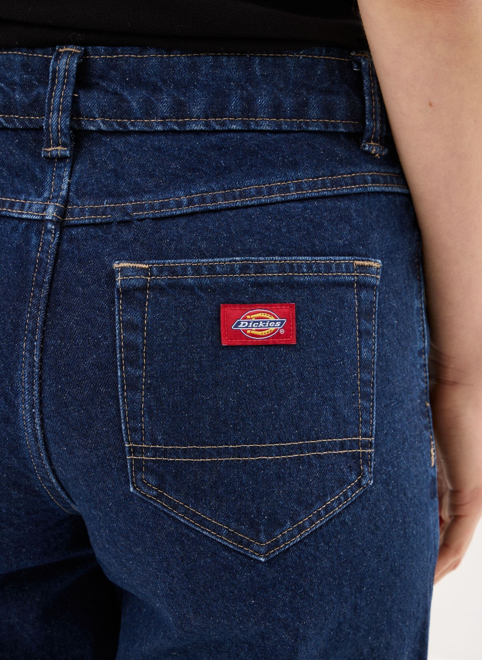 Jeans droit 984 Relaxed Straight Jeans W femme bleu Dickies Jeans droit 984 Relaxed Straight Jeans W femme bleu DARK INDIGO