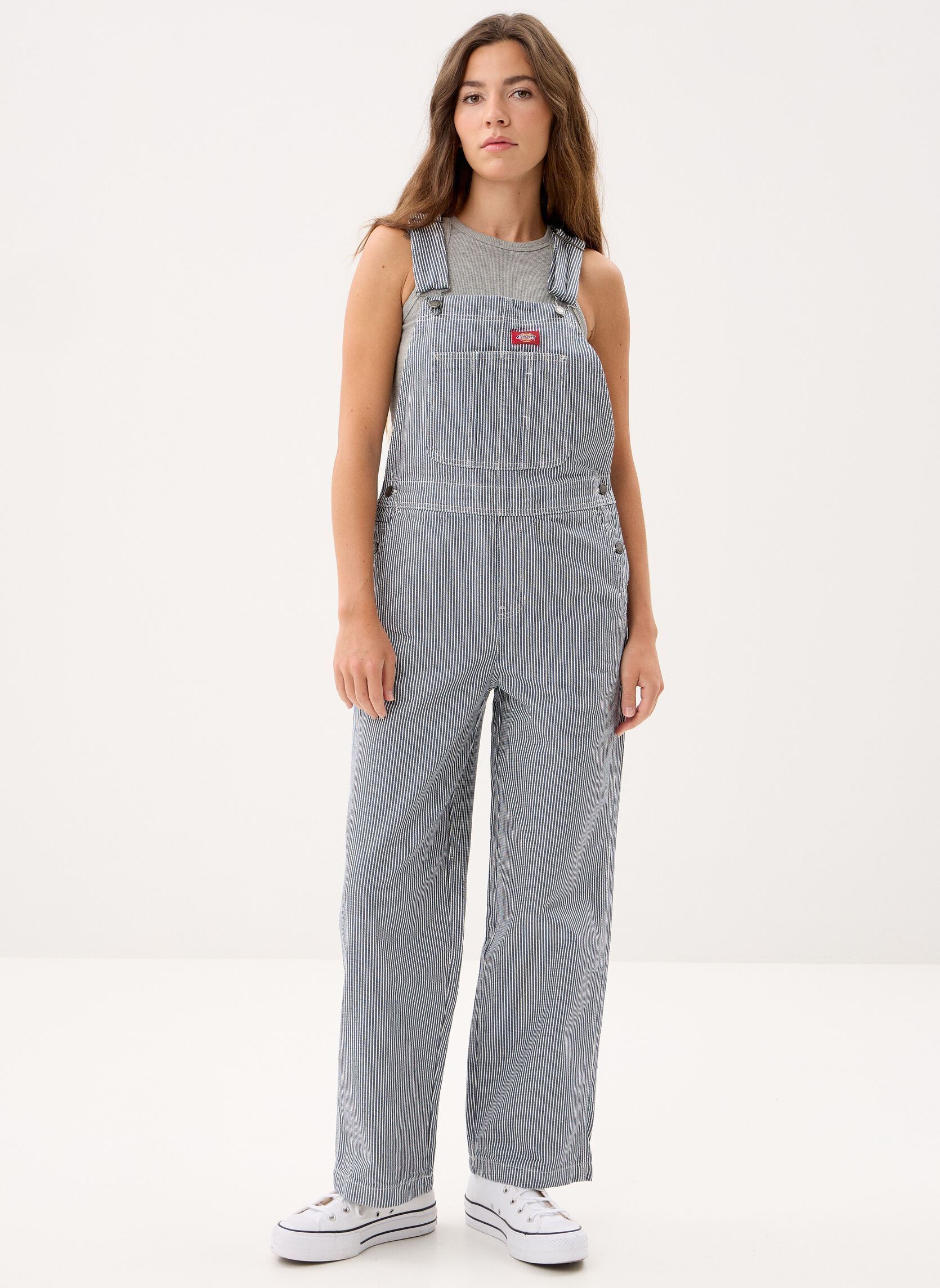 Tuinbroeken Hickory Bib W dames blauw Dickies Tuinbroeken Hickory Bib W dames blauw RETRO INDIGO