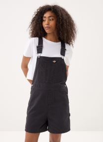 Kurze Jumpsuits Lightweight Canvas Short Bib W damen schwarz Dickies Kurze Jumpsuits Lightweight Canvas Short Bib W damen schwarz BLACK