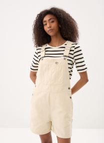 Kurze Jumpsuits Lightweight Canvas Short Bib W damen schwarz