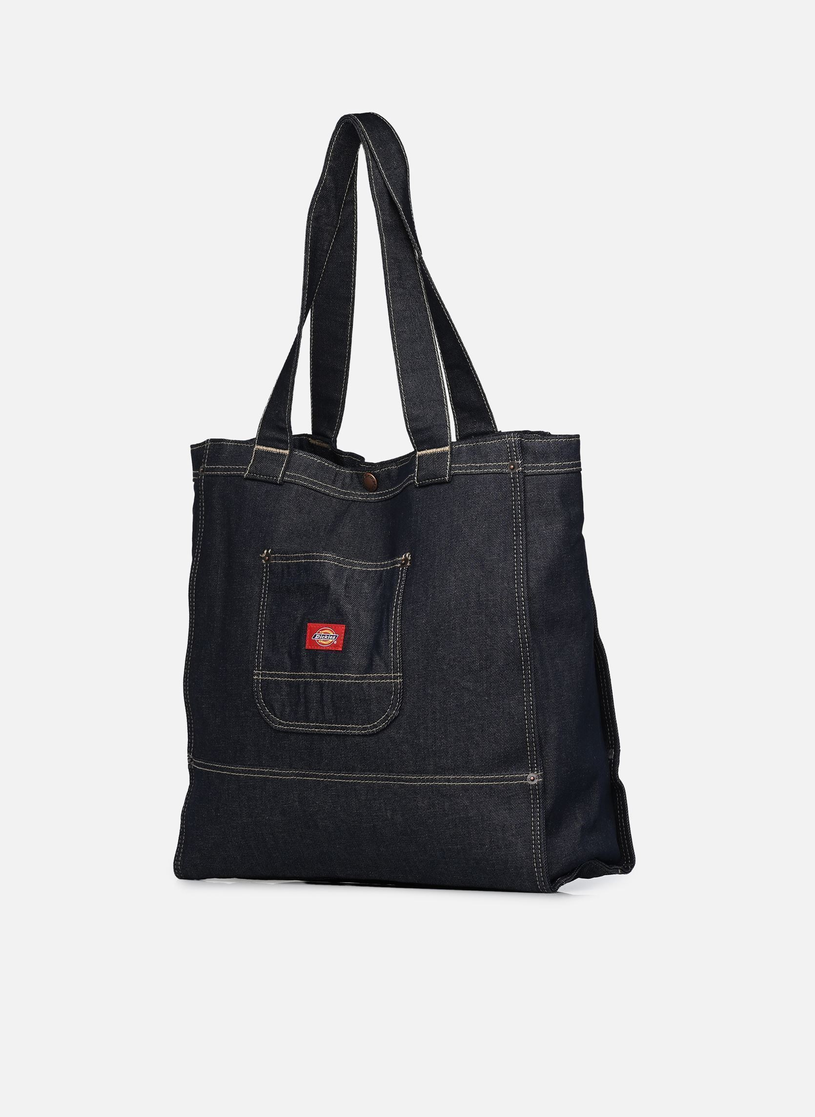 Grote winkelzak Denim Tote Bag blauw Dickies Grote winkelzak Denim Tote Bag blauw RINSED