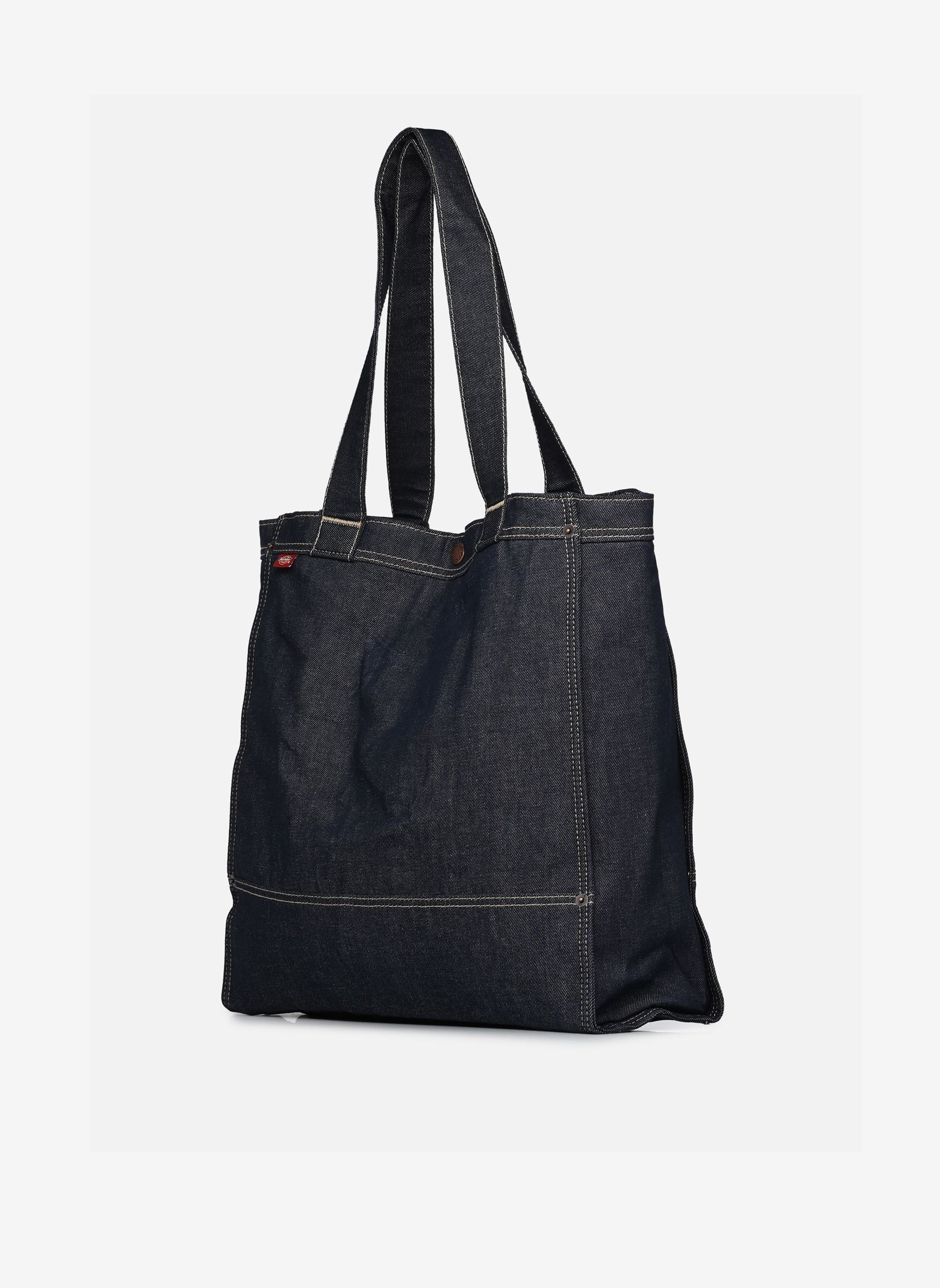 Grote winkelzak Denim Tote Bag blauw Dickies Grote winkelzak Denim Tote Bag blauw RINSED