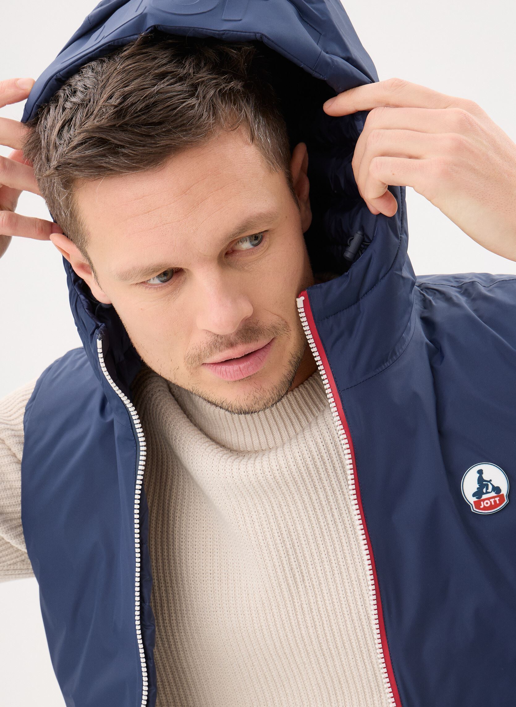 Doudounes sans manches Leudal homme bleu JOTT Doudounes sans manches Leudal homme bleu NAVY