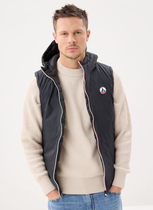 JOTT Chaquetas sin mangas Leudal hombre negro