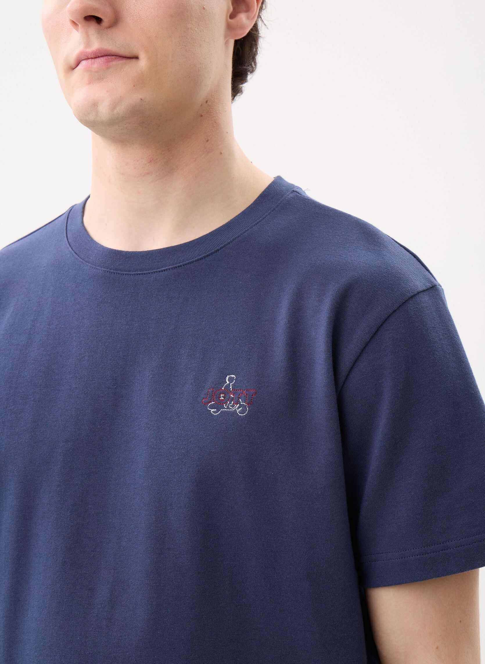 Kurzarm-T-Shirts Lipe herren blau JOTT Kurzarm-T-Shirts Lipe herren blau NAVY