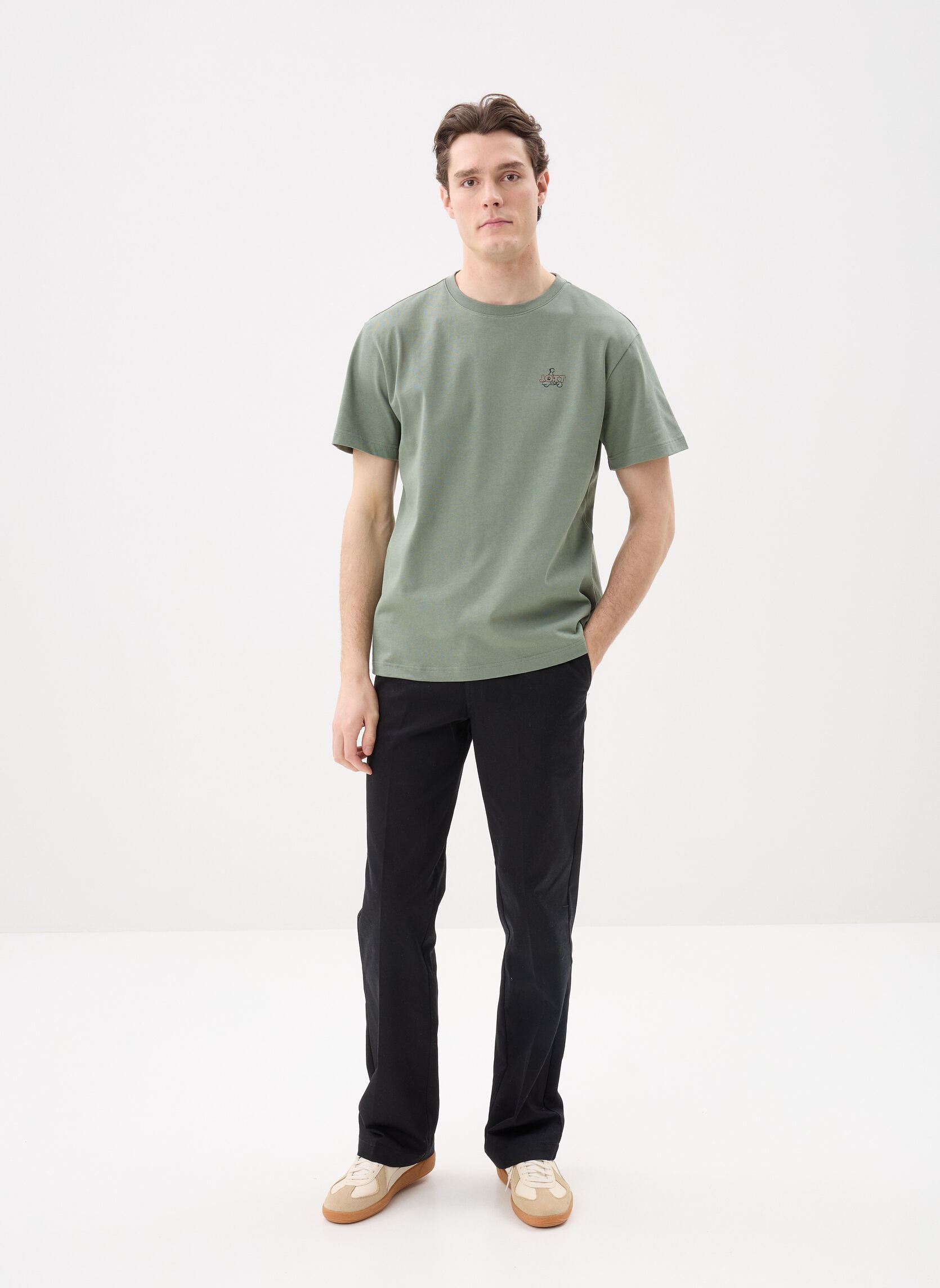 Kurzarm-T-Shirts Lipe herren grün JOTT Kurzarm-T-Shirts Lipe herren grün SAGE GREEN