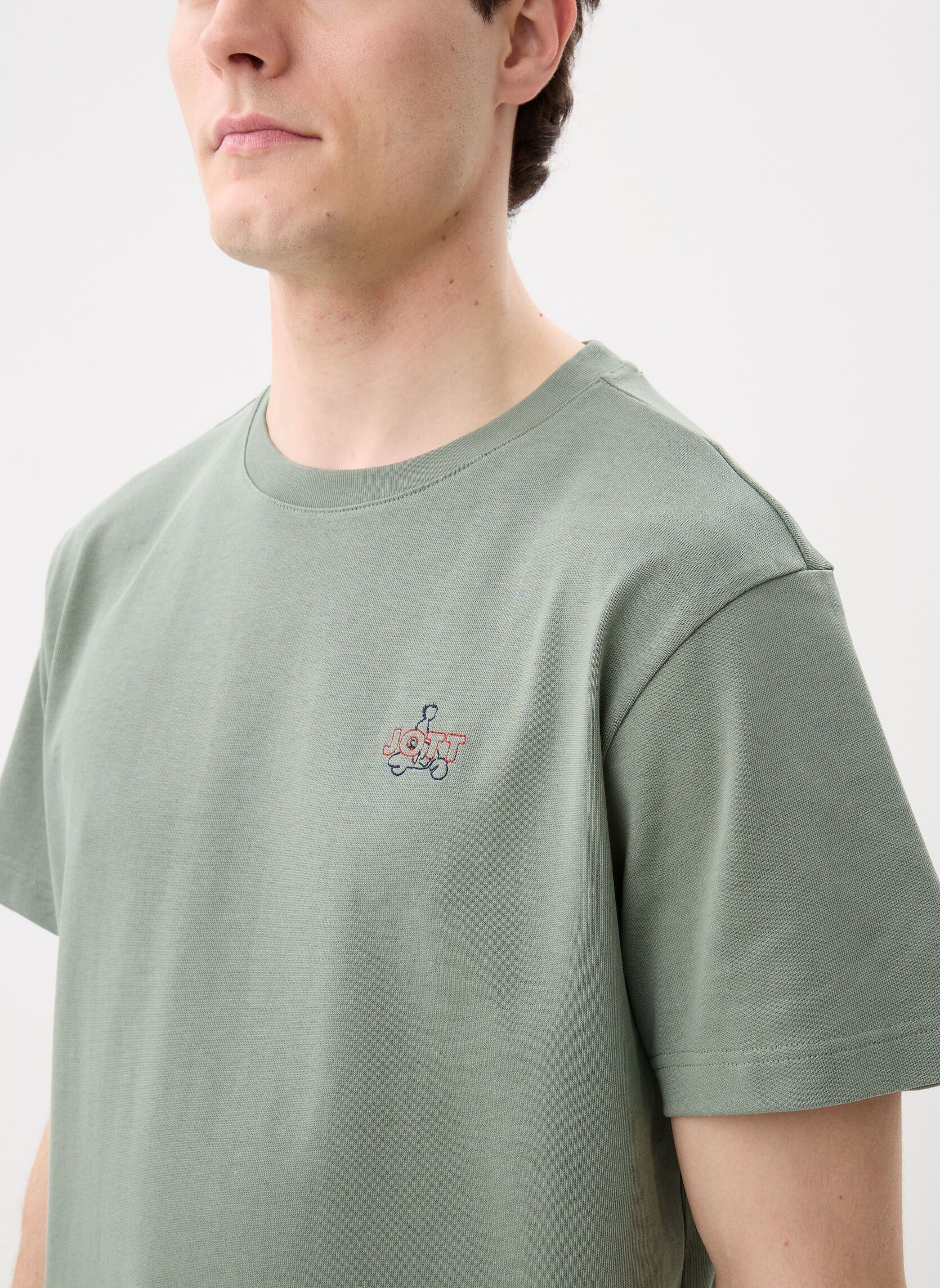 Kurzarm-T-Shirts Lipe herren grün JOTT Kurzarm-T-Shirts Lipe herren grün SAGE GREEN