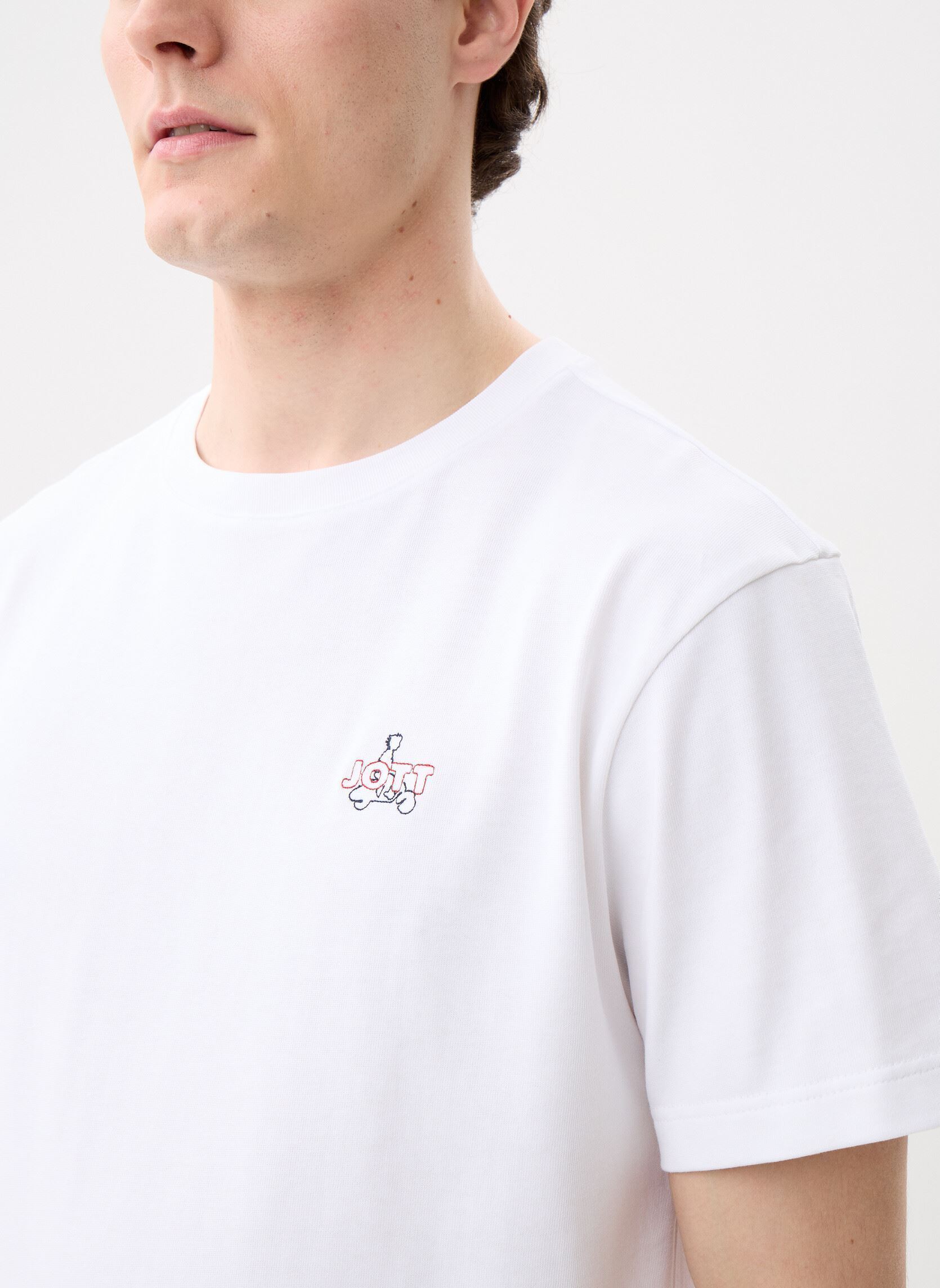T-shirts met korte mouwen Lipe heren wit JOTT T-shirts met korte mouwen Lipe heren wit WHITE