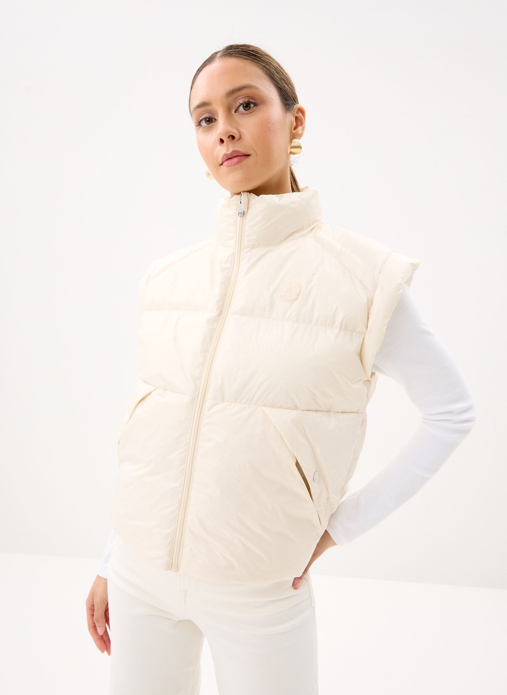 Vestes sans manches Lyna femme beige JOTT Vestes sans manches Lyna femme beige NATURAL