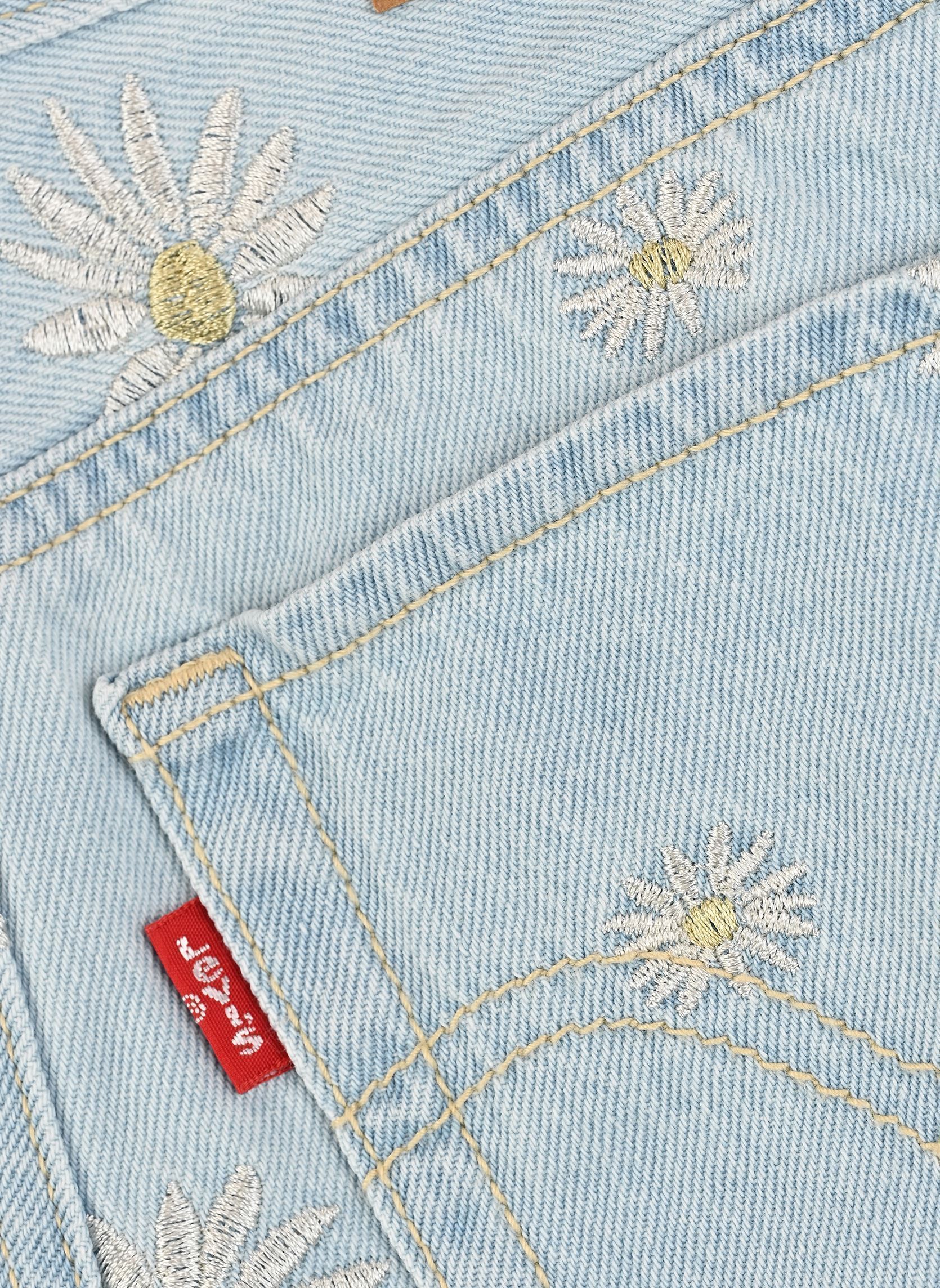 Straight Leg Jeans Lvg Daisy Denim A Line Short mädchen blau Levi's Kids Straight Leg Jeans Lvg Daisy Denim A Line Short mädchen blau LIGHT SUGAR