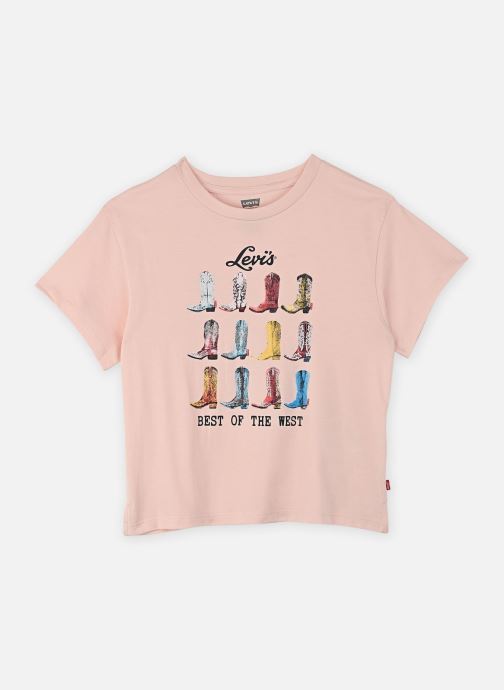 Levi's Kids Tee-shirts manches courtes Lvg Boots Oversized Ss Tee fille rose
