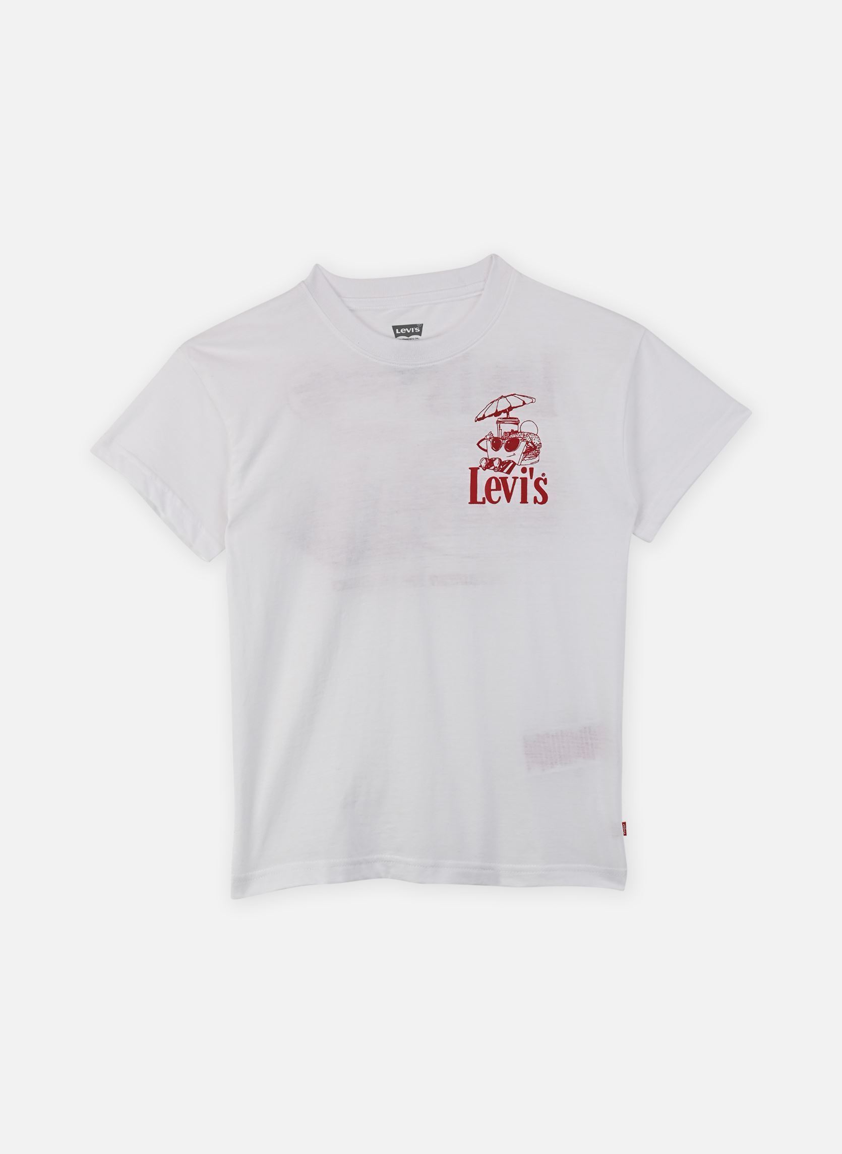 T-shirts met korte mouwen Burger Meal Tee jongens wit Levi's Kids T-shirts met korte mouwen Burger Meal Tee jongens wit BRIGHT WHITE