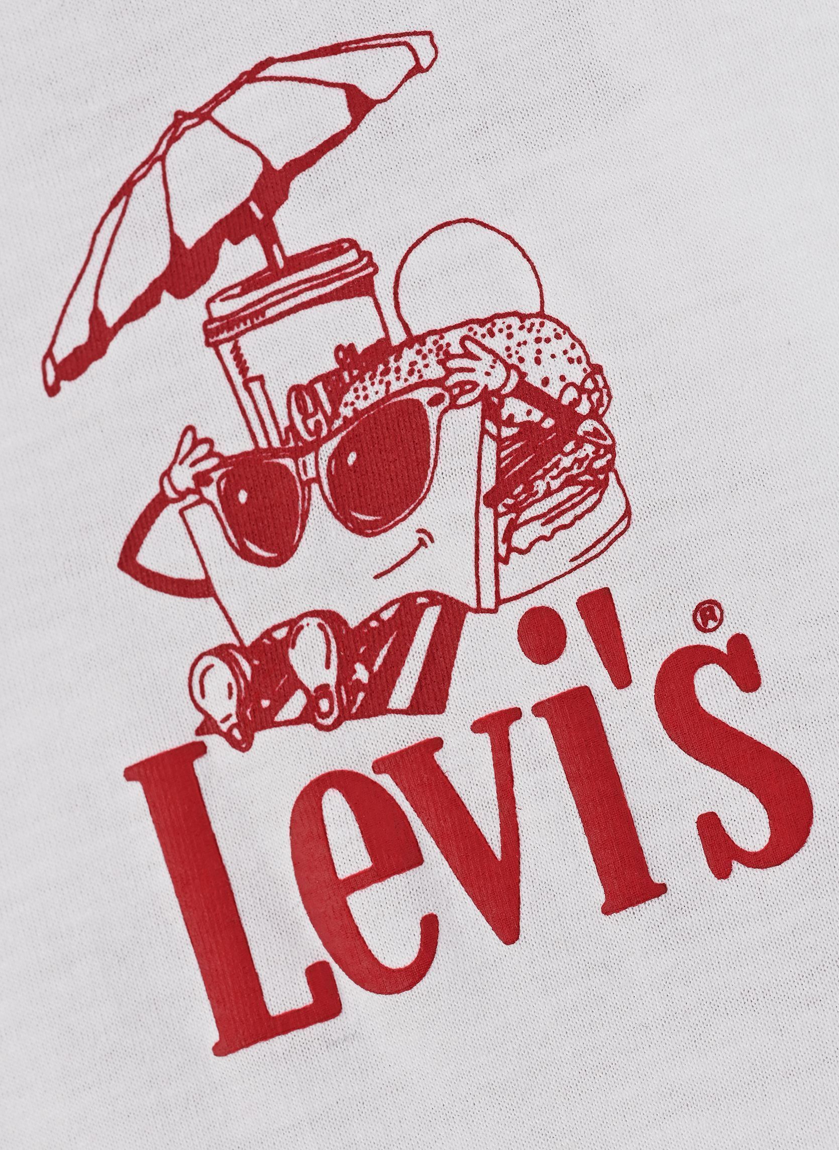 T-shirts met korte mouwen Burger Meal Tee jongens wit Levi's Kids T-shirts met korte mouwen Burger Meal Tee jongens wit BRIGHT WHITE