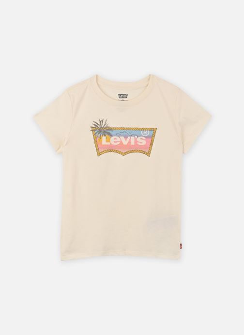 Levi's Kids T-shirts met korte mouwen Lvg Ombre Batwing Ss Tee meisjes wit