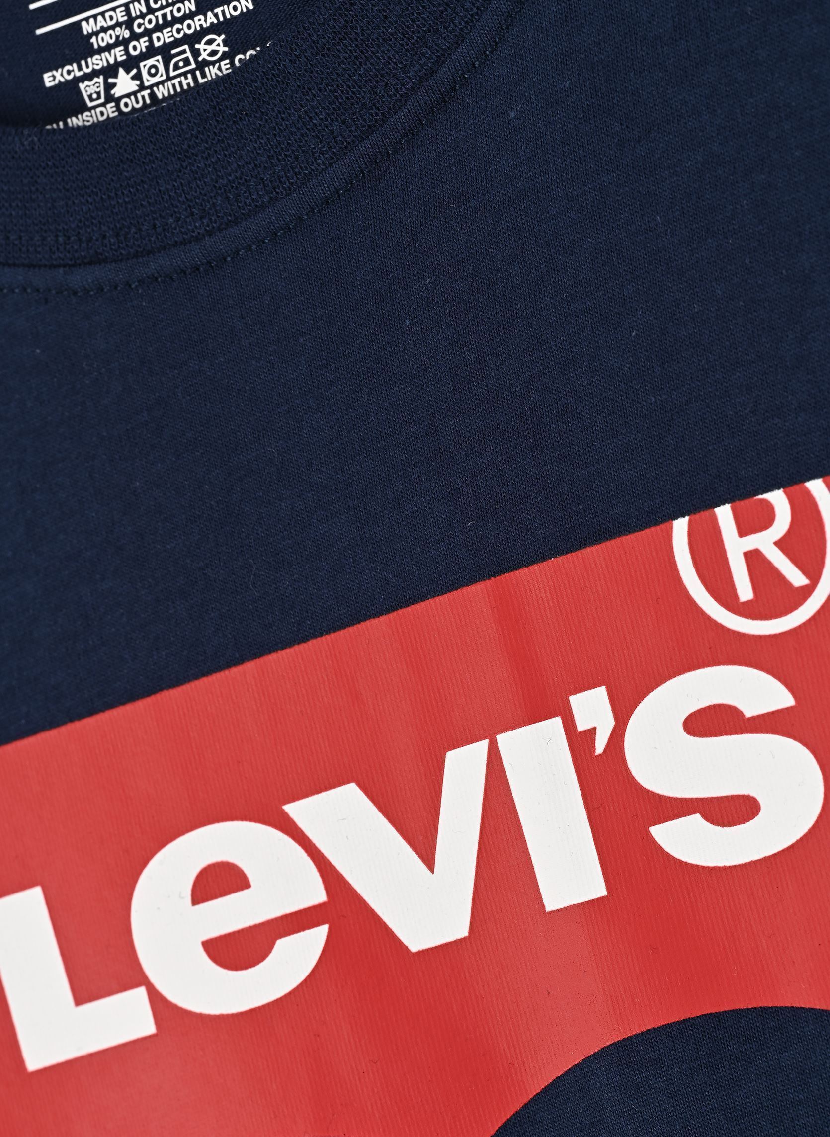 Tee-shirts manches longues Lvb-L/S Batwing Tee garçon bleu Levi's Kids Tee-shirts manches longues Lvb-L/S Batwing Tee garçon bleu DRESS BLUES