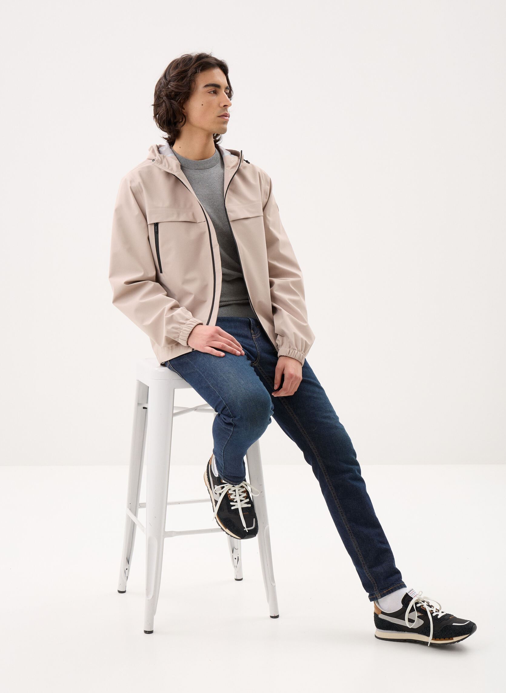 Parkas Noste herren beige JOTT Parkas Noste herren beige SHELL DUST