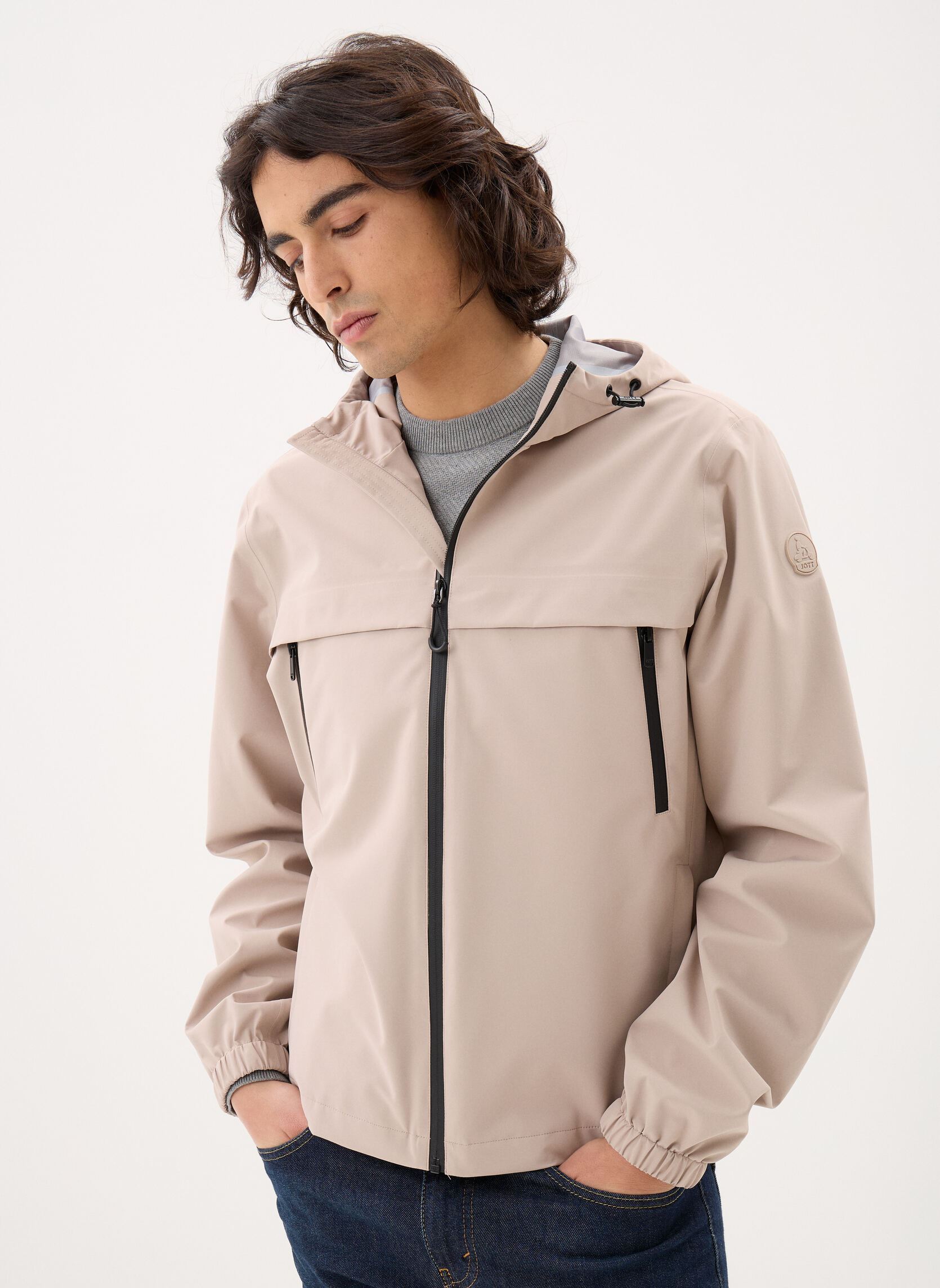 Parkas Noste herren beige JOTT Parkas Noste herren beige SHELL DUST