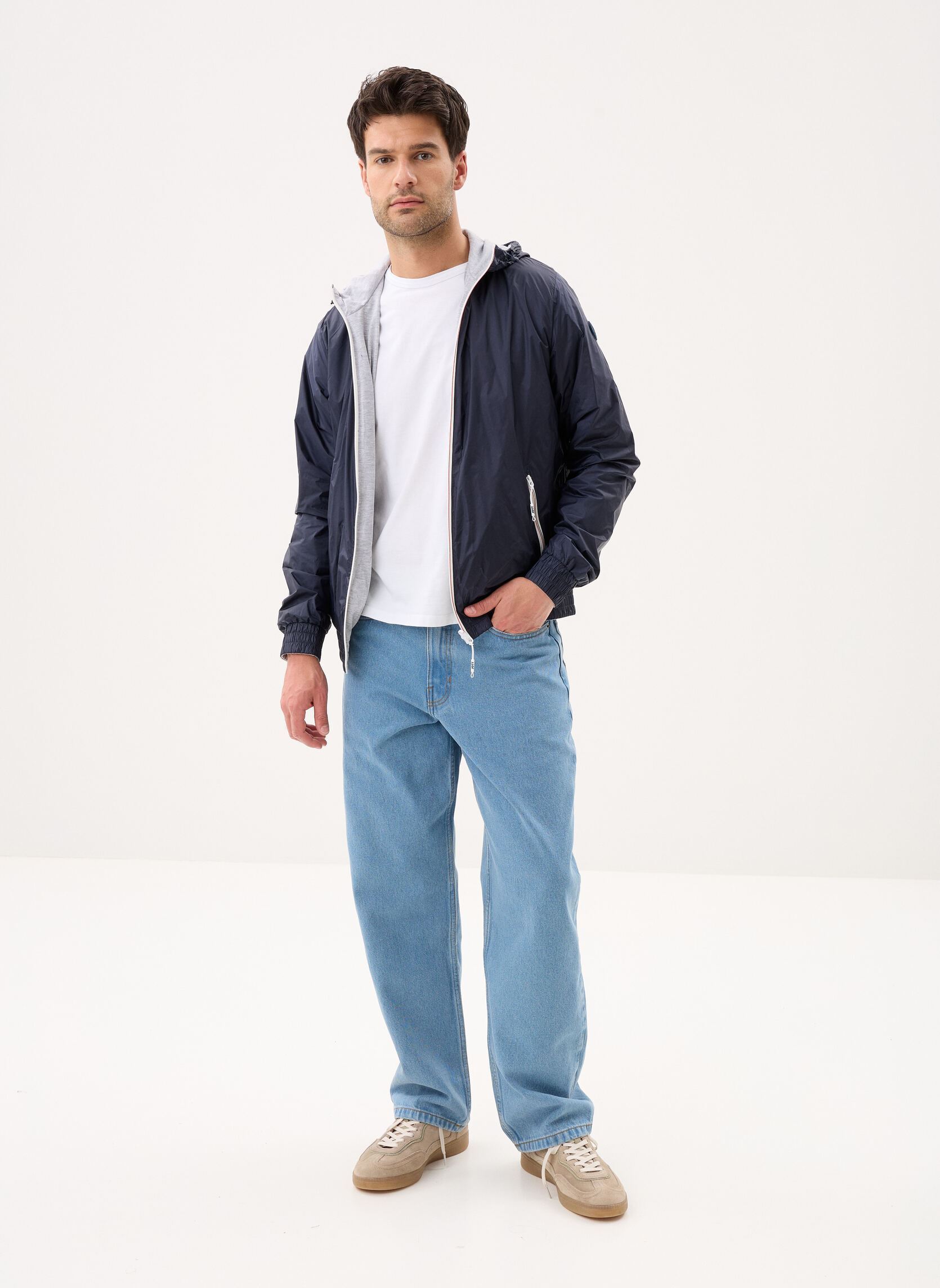 Winterjas Okapa heren blauw JOTT Winterjas Okapa heren blauw NAVY