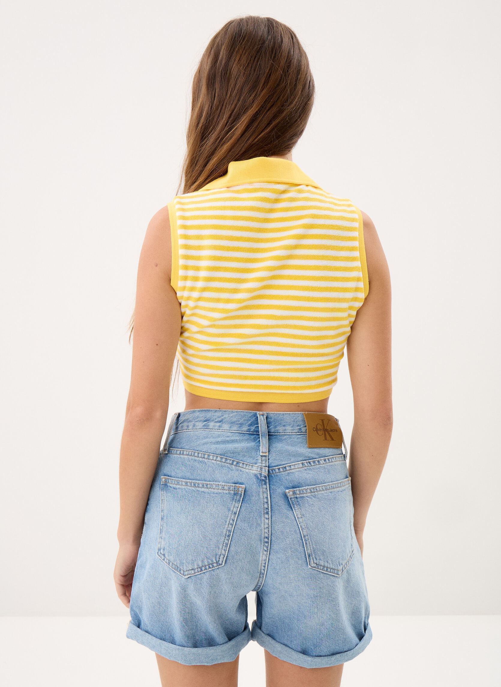 Tops Bay Stripe dames geel JOTT Tops Bay Stripe dames geel STRIPED YELLOW BEE