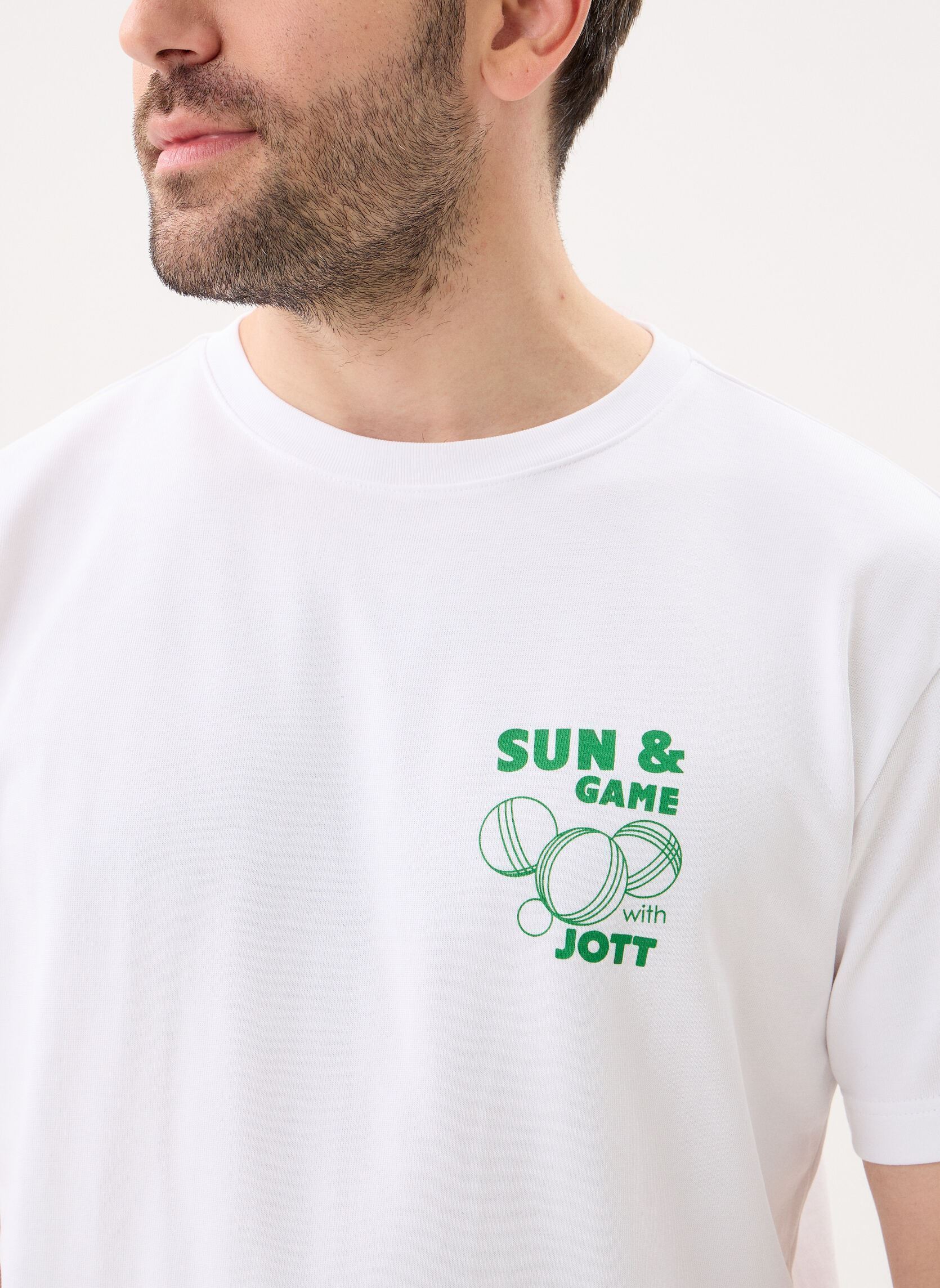T-Shirts Samet herren weiß JOTT T-Shirts Samet herren weiß WHITE