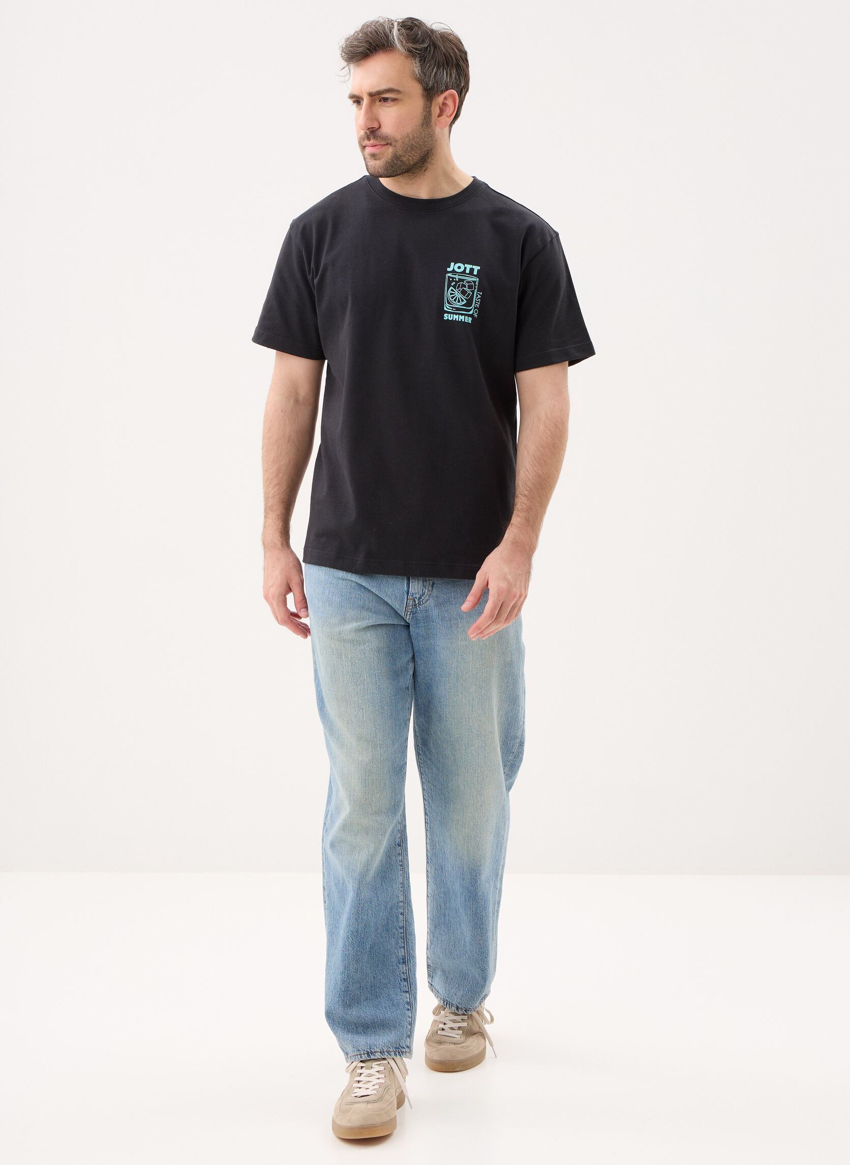 T-Shirts Samet herren schwarz JOTT T-Shirts Samet herren schwarz BLACK