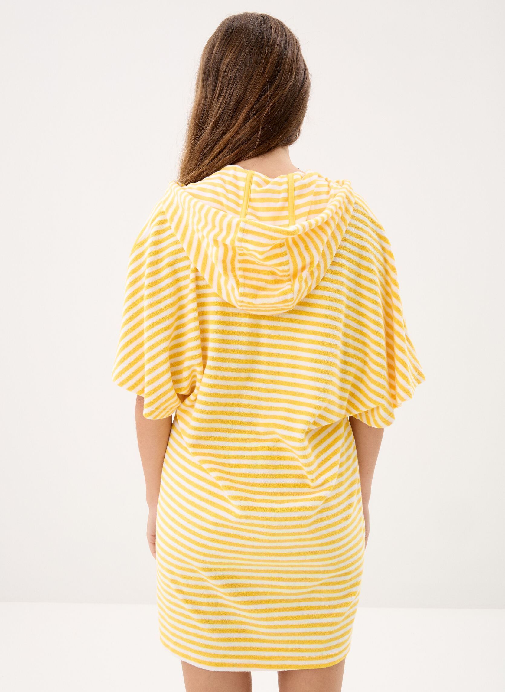 Kleider Pearl Stripe damen gelb JOTT Kleider Pearl Stripe damen gelb STRIPED YELLOW BEE