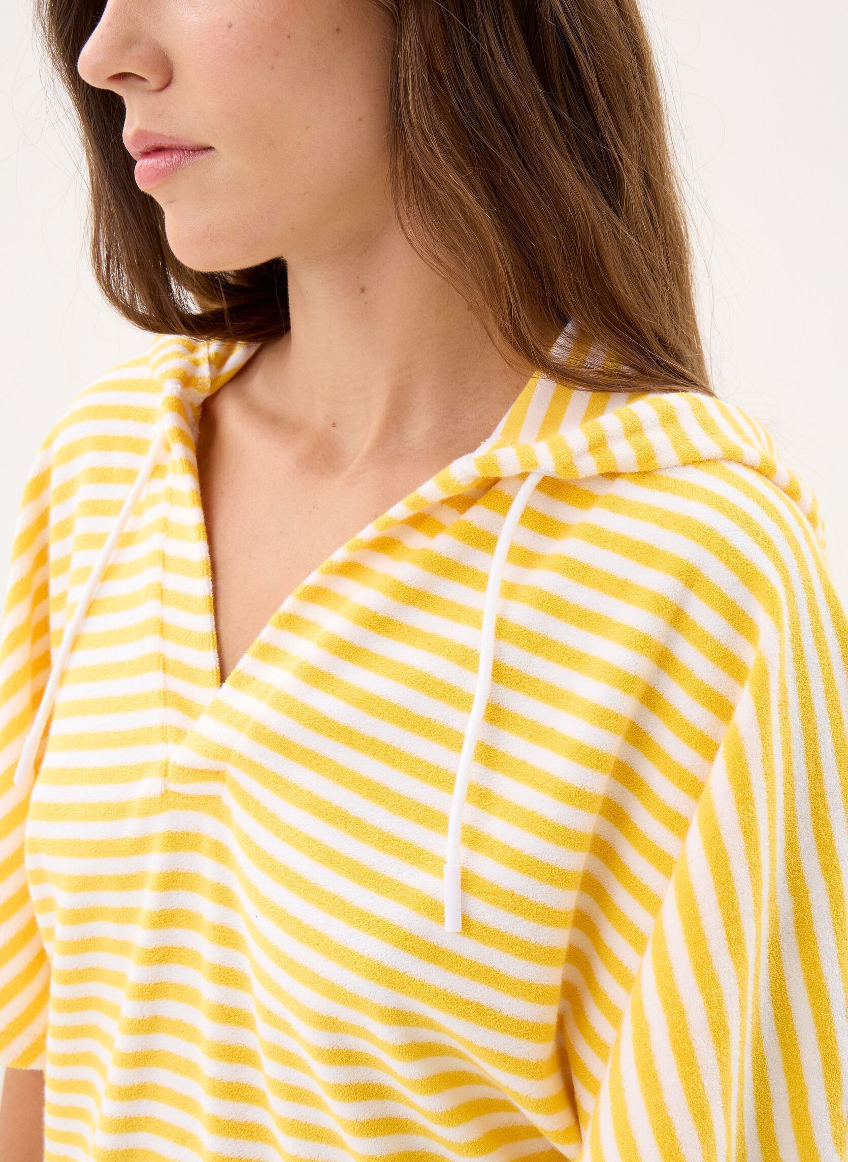 Kleider Pearl Stripe damen gelb JOTT Kleider Pearl Stripe damen gelb STRIPED YELLOW BEE