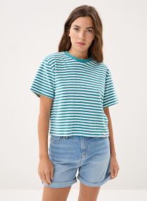 Tee-shirts Silica Stripe femme rose