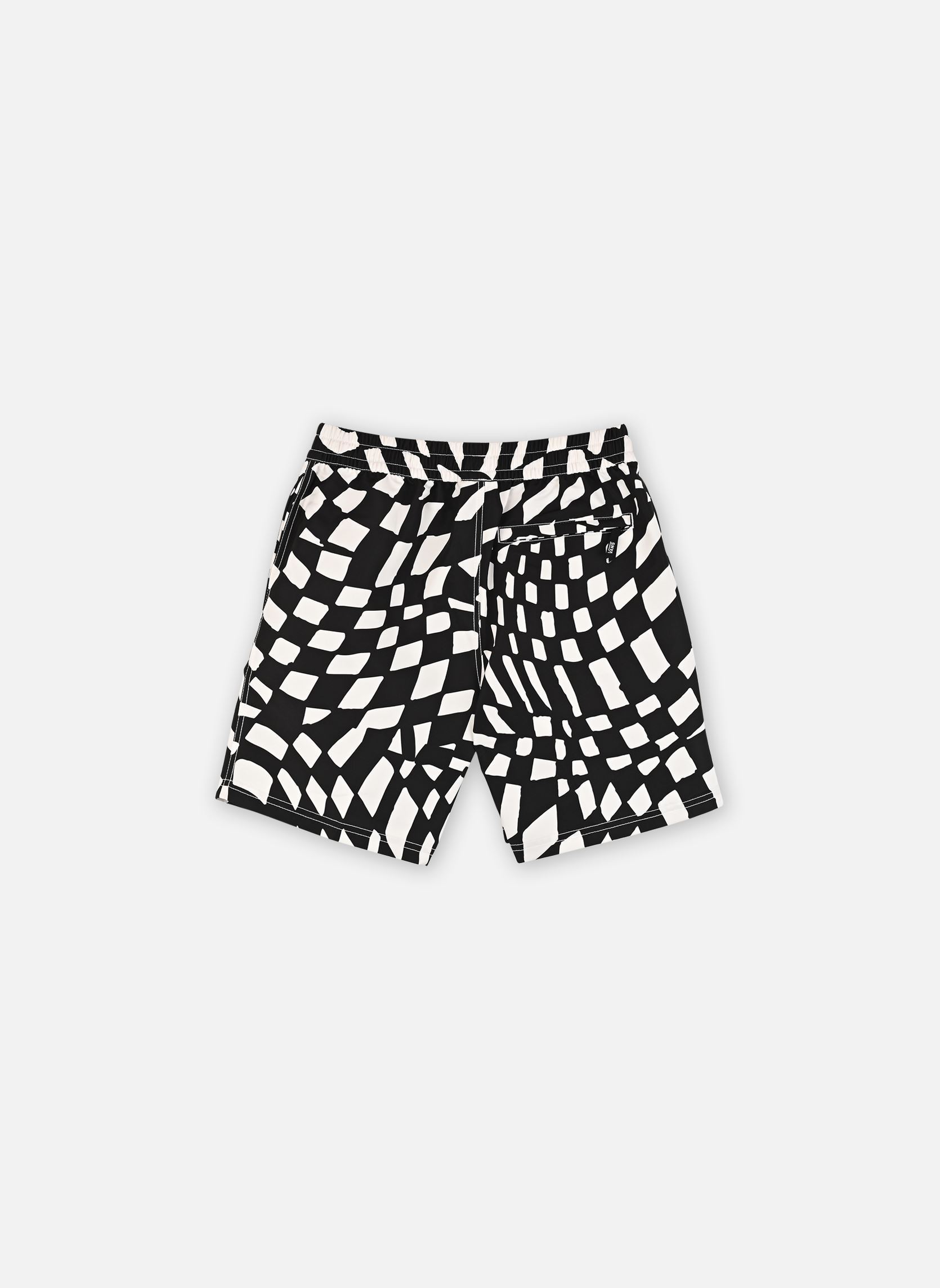 Zwemshorts Primary Ii Elastic Printed Boardshort jongens zwart Vans Zwemshorts Primary Ii Elastic Printed Boardshort jongens zwart BLACK/WHITE