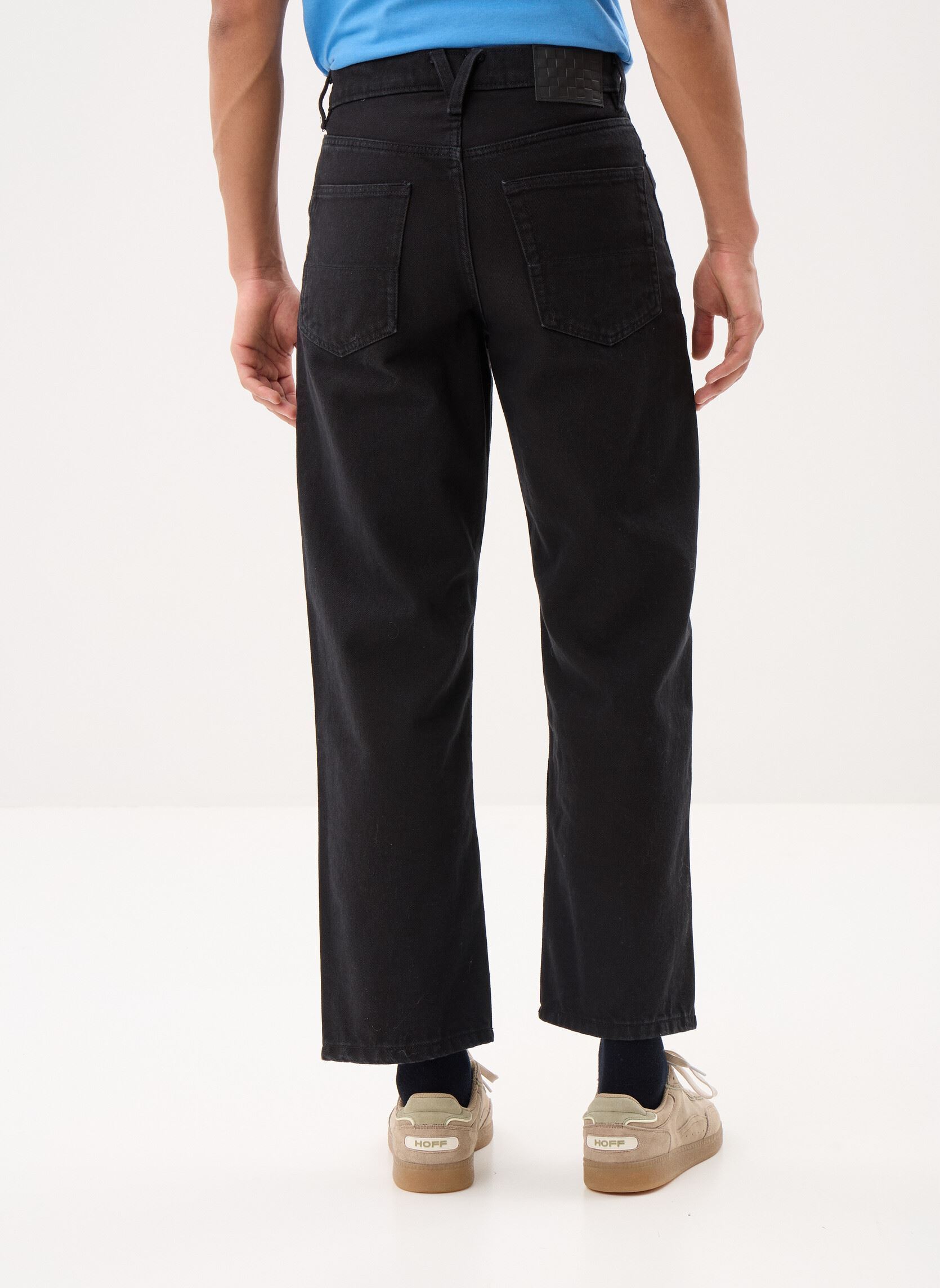 Rechte jeans Check-5 Loose Denim Pant heren zwart Vans Rechte jeans Check-5 Loose Denim Pant heren zwart BLACK