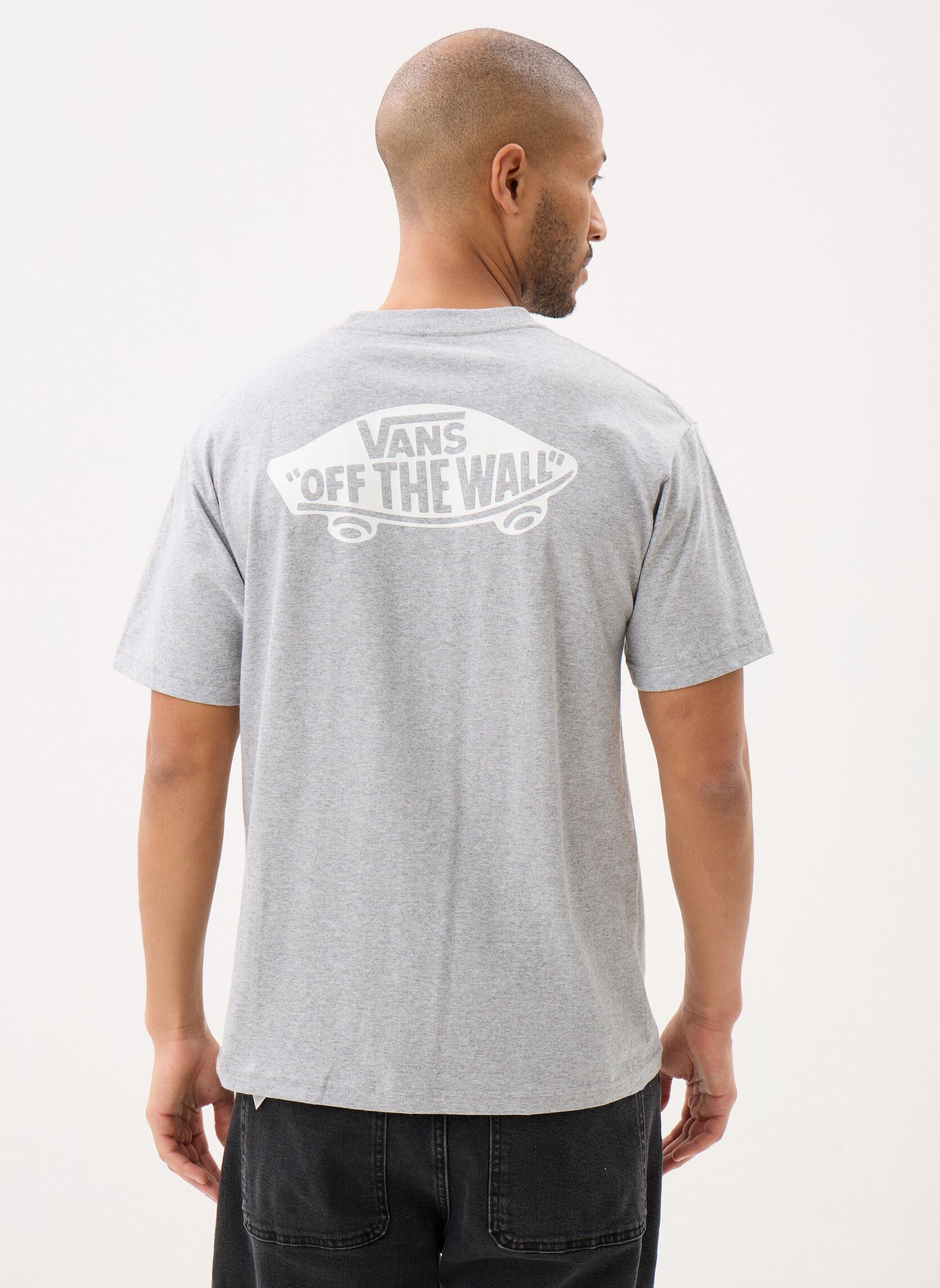 Kurzarm-T-Shirts Double Standard SS Tee herren grau Vans Kurzarm-T-Shirts Double Standard SS Tee herren grau ATHLETIC HEATHER