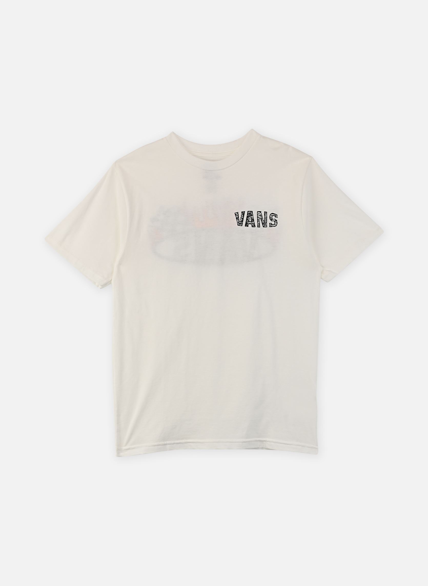 Tee-shirts manches courtes Racing Flames Ss garçon blanc Vans Tee-shirts manches courtes Racing Flames Ss garçon blanc WHITE