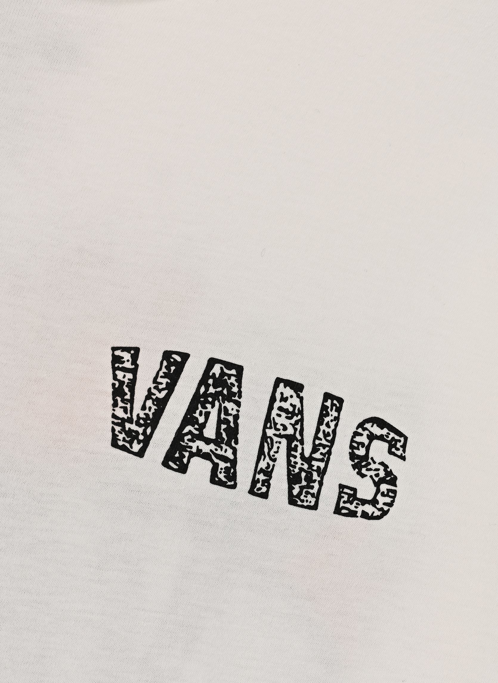 Tee-shirts manches courtes Racing Flames Ss garçon blanc Vans Tee-shirts manches courtes Racing Flames Ss garçon blanc WHITE
