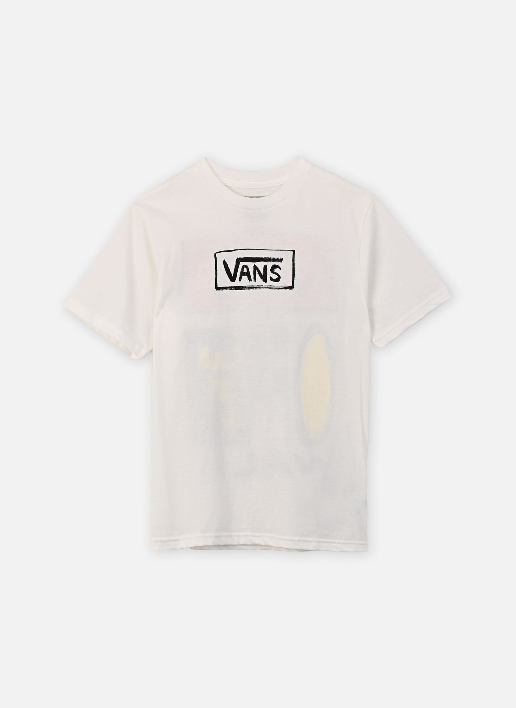 Tee-shirts Vans On Canvas Ss garçon blanc Vans Tee-shirts Vans On Canvas Ss garçon blanc WHITE