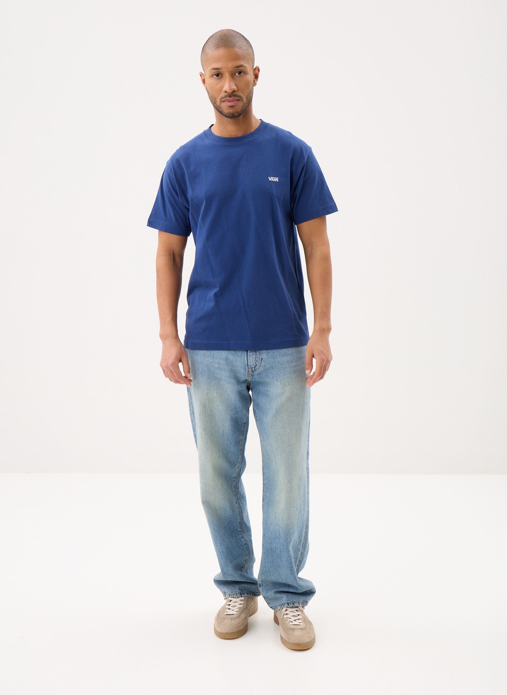 Tee-shirts manches courtes Left Chest Ss homme bleu Vans Tee-shirts manches courtes Left Chest Ss homme bleu DEEP INDIGO