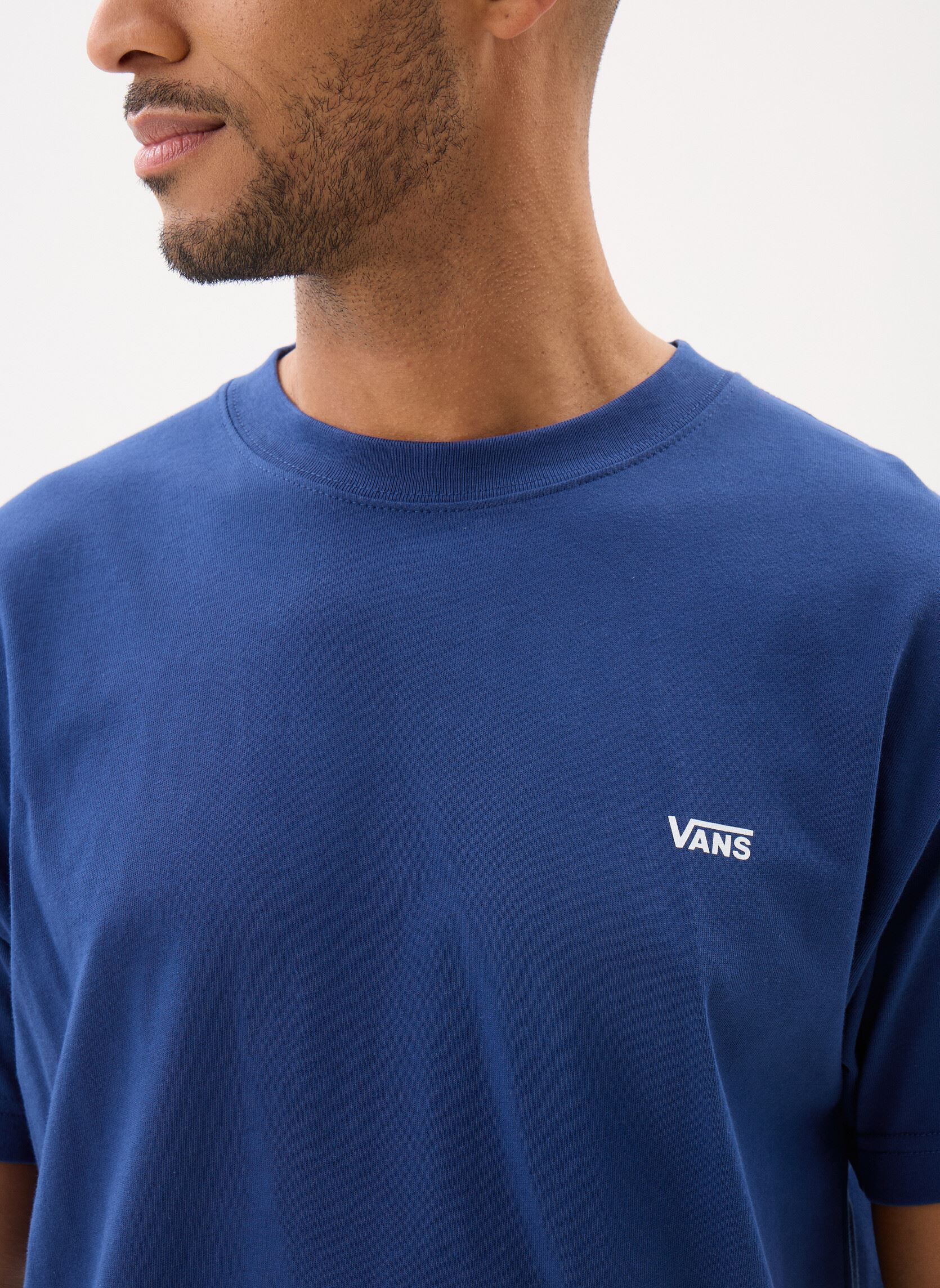 Tee-shirts manches courtes Left Chest Ss homme bleu Vans Tee-shirts manches courtes Left Chest Ss homme bleu DEEP INDIGO