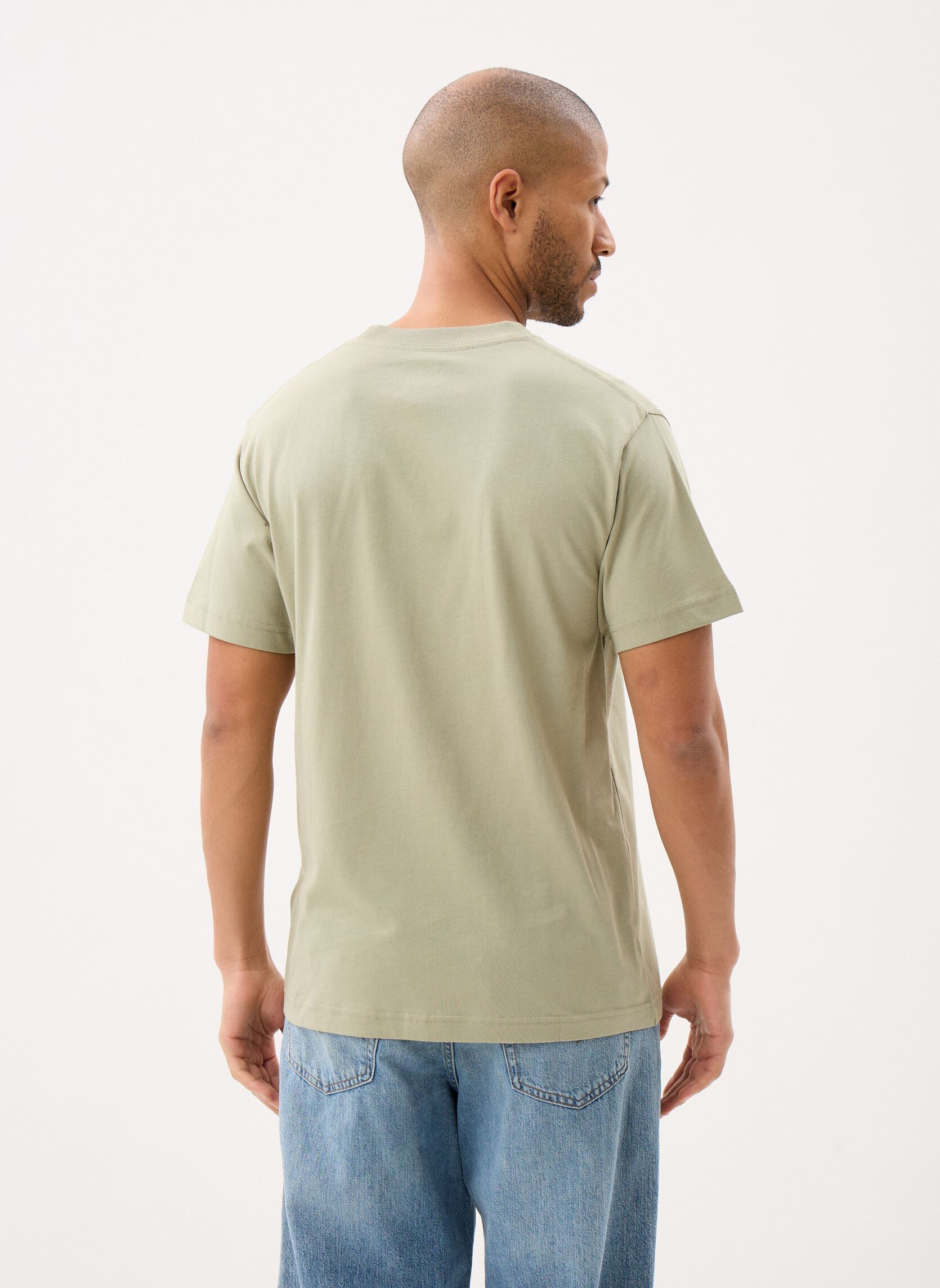 Kurzarm-T-Shirts Left Chest Ss herren grün Vans Kurzarm-T-Shirts Left Chest Ss herren grün SOFT SAGE