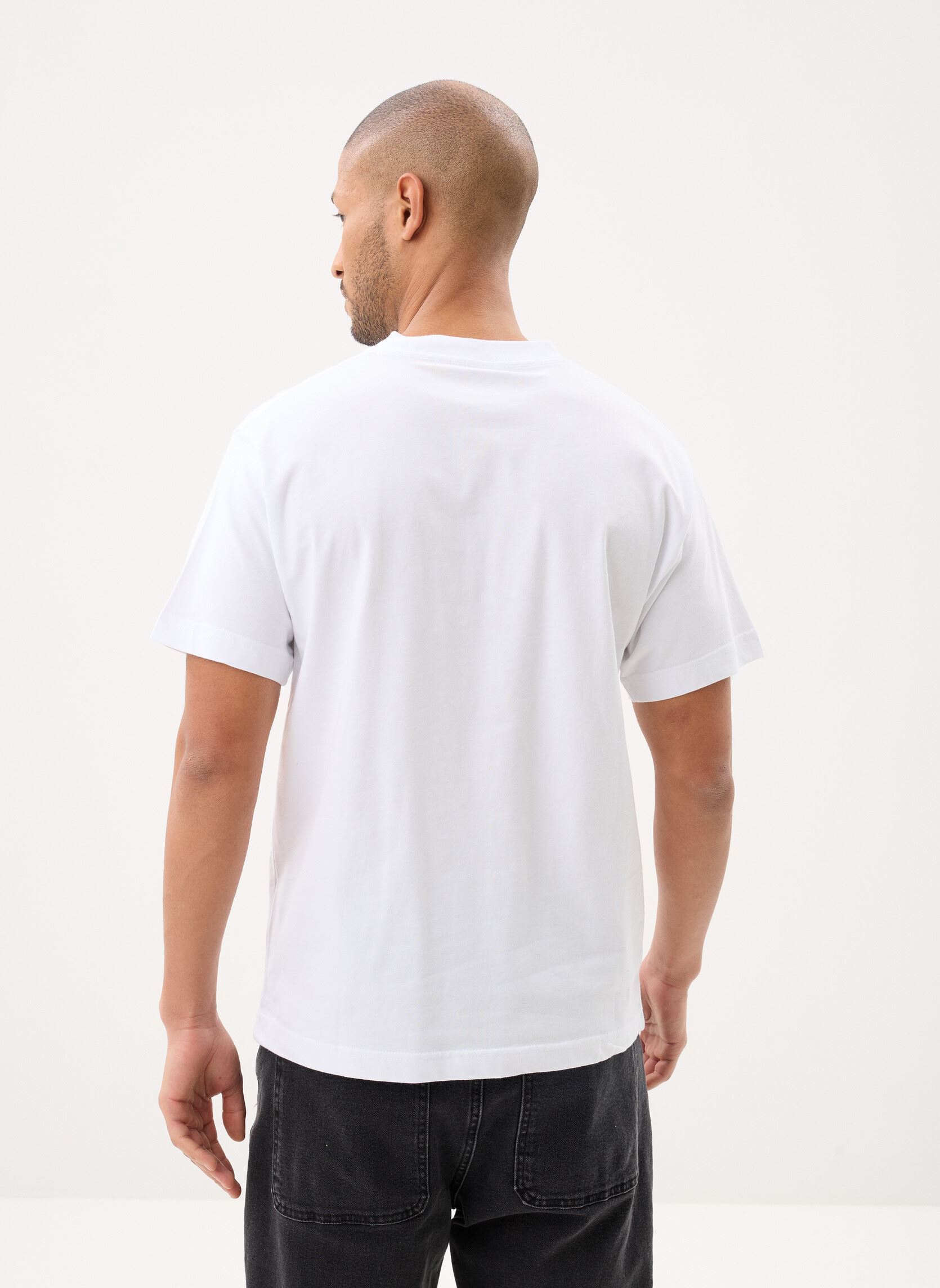 Kurzarm-T-Shirts Left Chest Ss herren weiß Vans Kurzarm-T-Shirts Left Chest Ss herren weiß WHITE