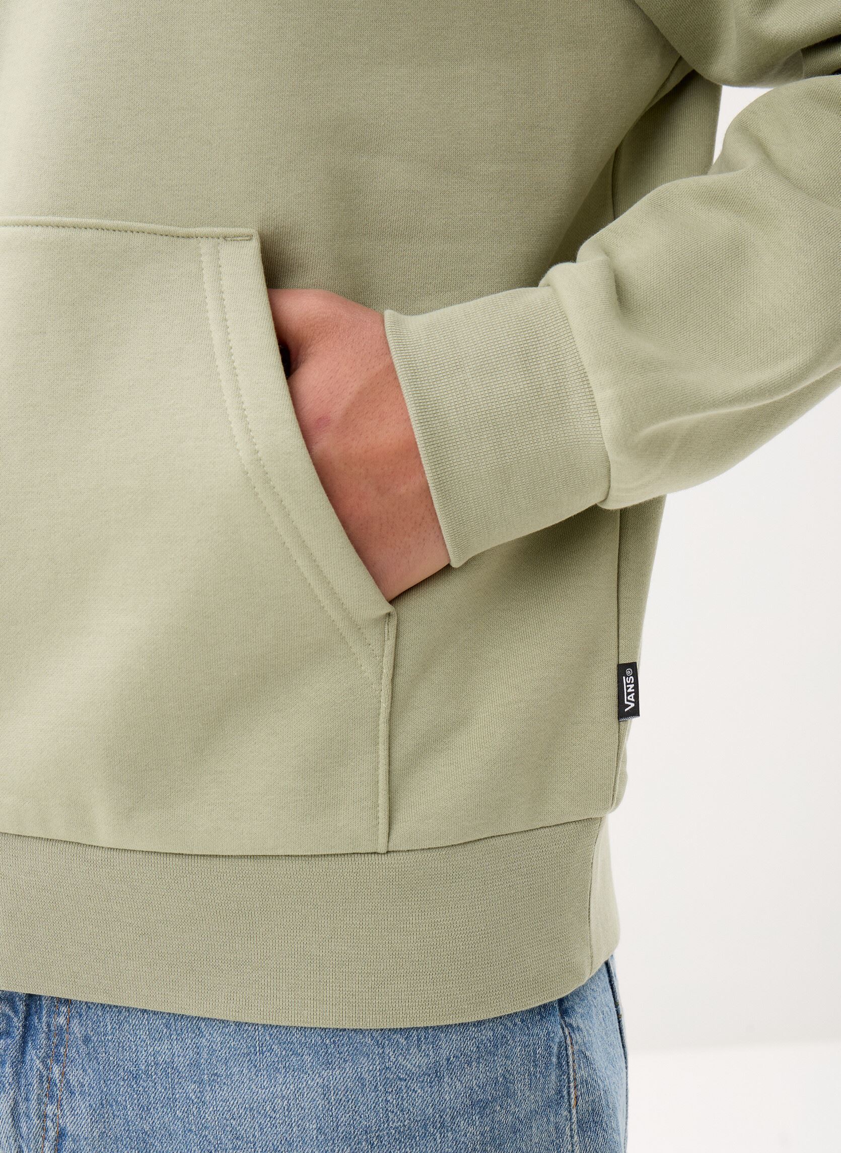 Kapuzenpullover Left Chest Po herren grün Vans Kapuzenpullover Left Chest Po herren grün SOFT SAGE