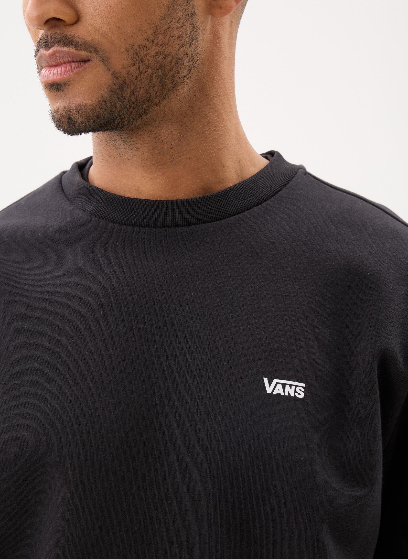 Sweatshirts Left Chest Crew heren zwart Vans Sweatshirts Left Chest Crew heren zwart BLACK