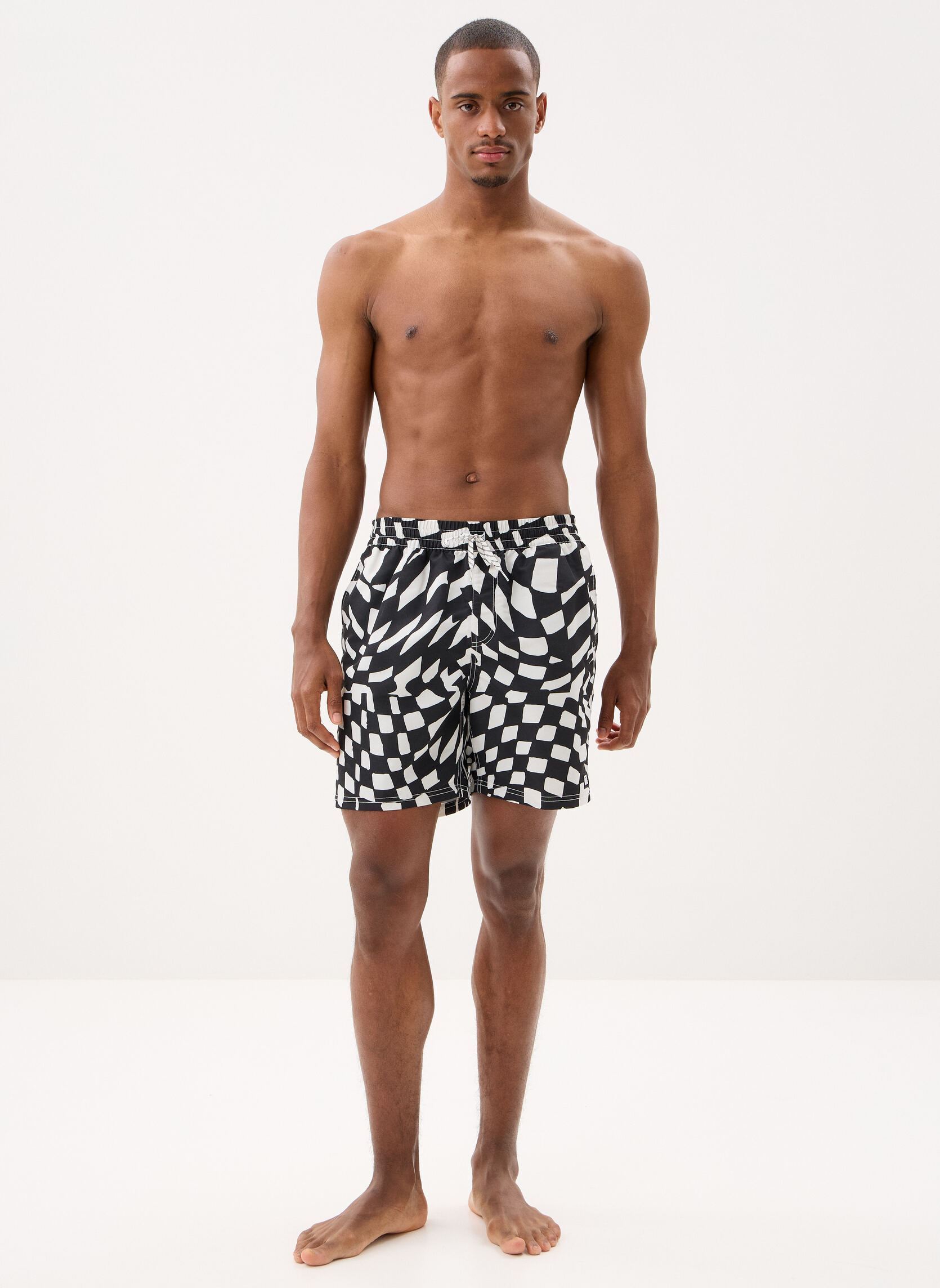 Shorts de bain Primary Ii Elastic Printed Boardshort VN homme noir Vans Shorts de bain Primary Ii Elastic Printed Boardshort VN homme noir BLACK/WHITE