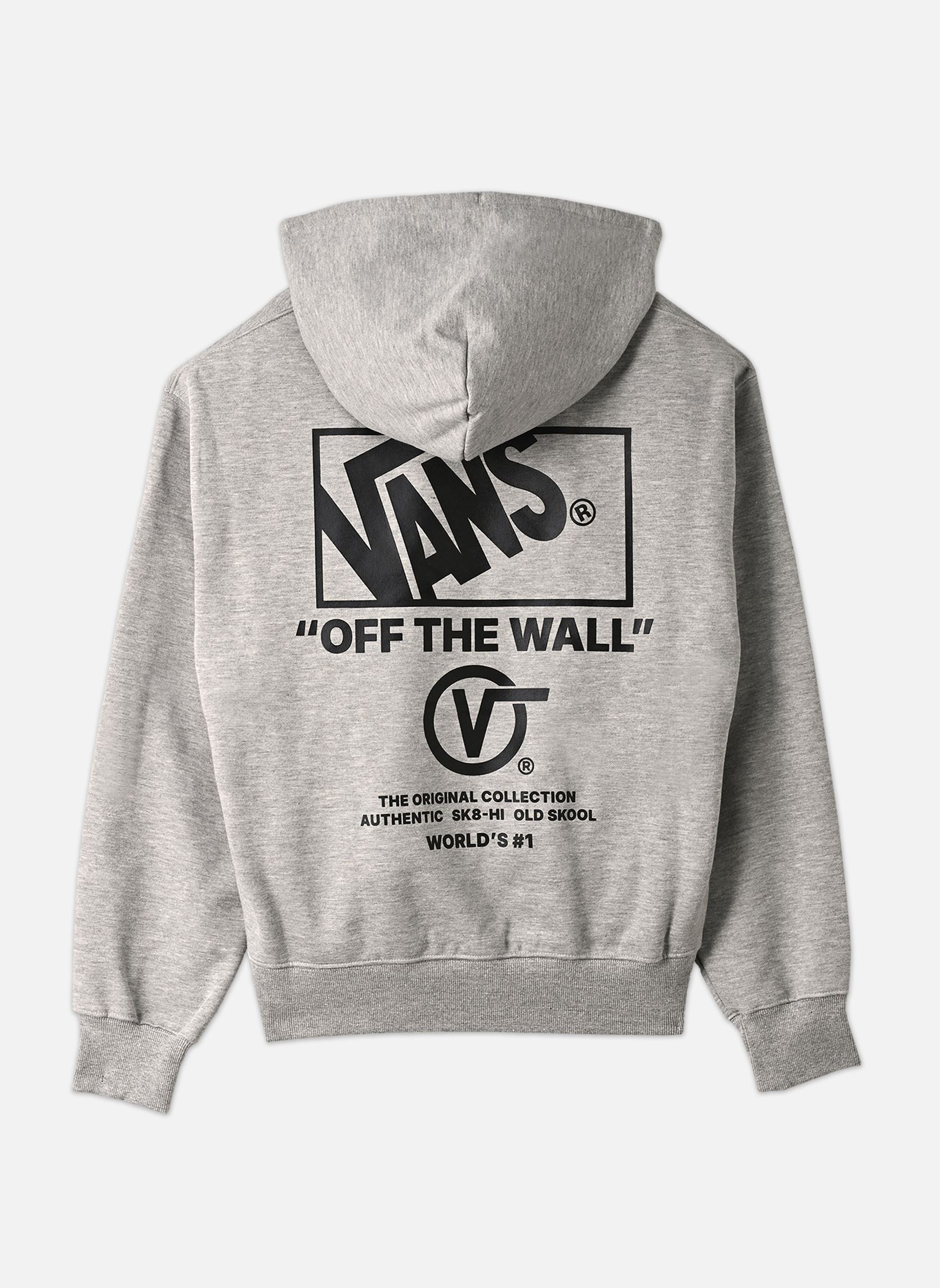 Sweats à capuche Stacked Hi Pullover homme gris Vans Sweats à capuche Stacked Hi Pullover homme gris CEMENT HEATHER