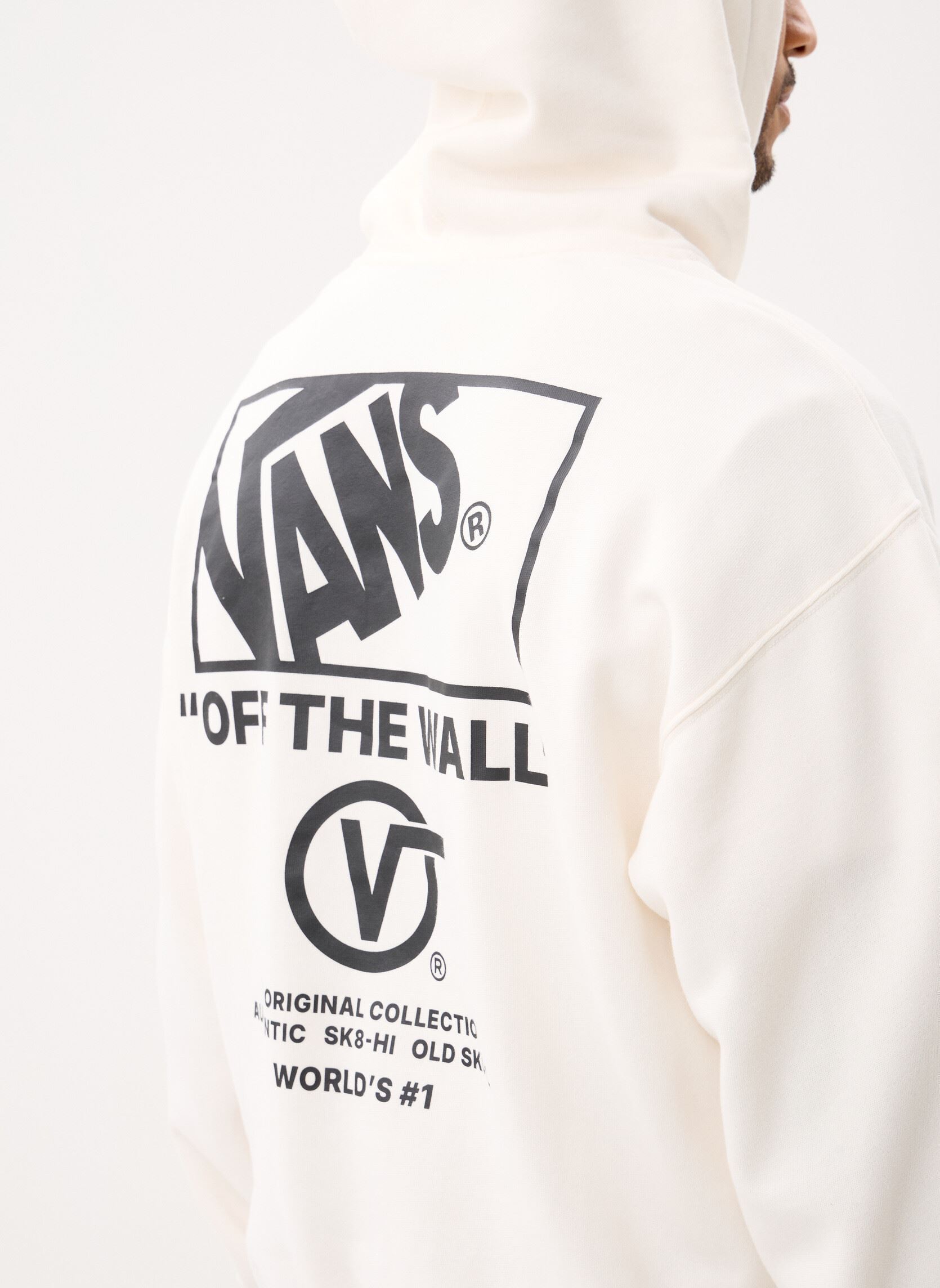 Hoodies Stacked Hi Pullover heren wit Vans Hoodies Stacked Hi Pullover heren wit EGRET