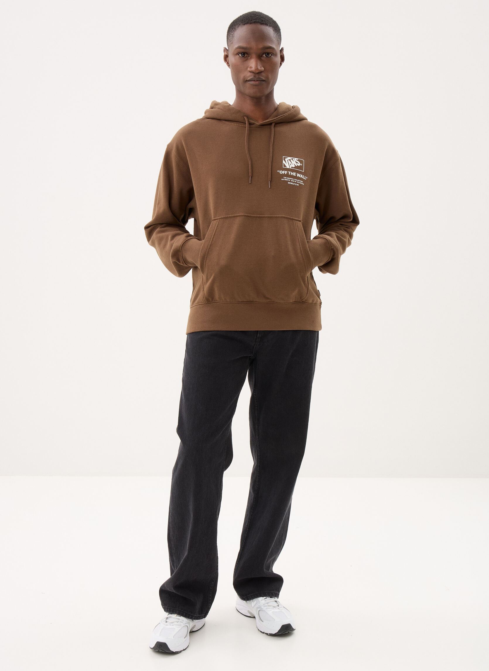 Kapuzenpullover Stacked Hi Pullover herren braun Vans Kapuzenpullover Stacked Hi Pullover herren braun VINTAGE COCOA