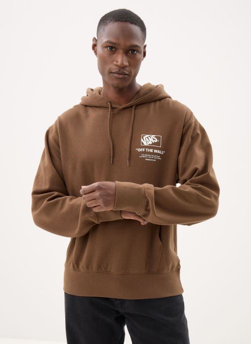 Vans Sweats à capuche Stacked Hi Pullover homme marron