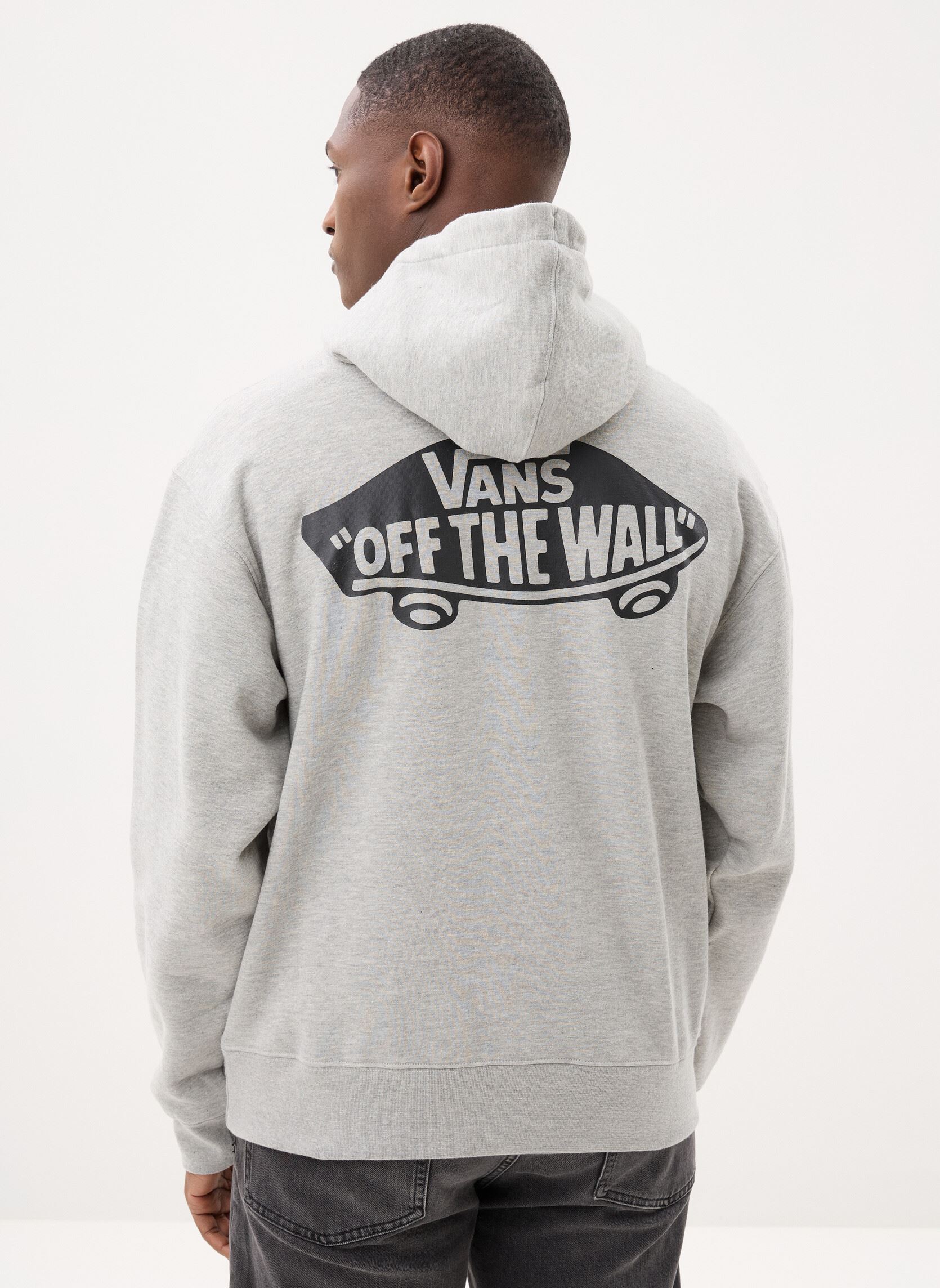 Sweats à capuche Double Standard Pullover homme gris Vans Sweats à capuche Double Standard Pullover homme gris CEMENT HEATHER
